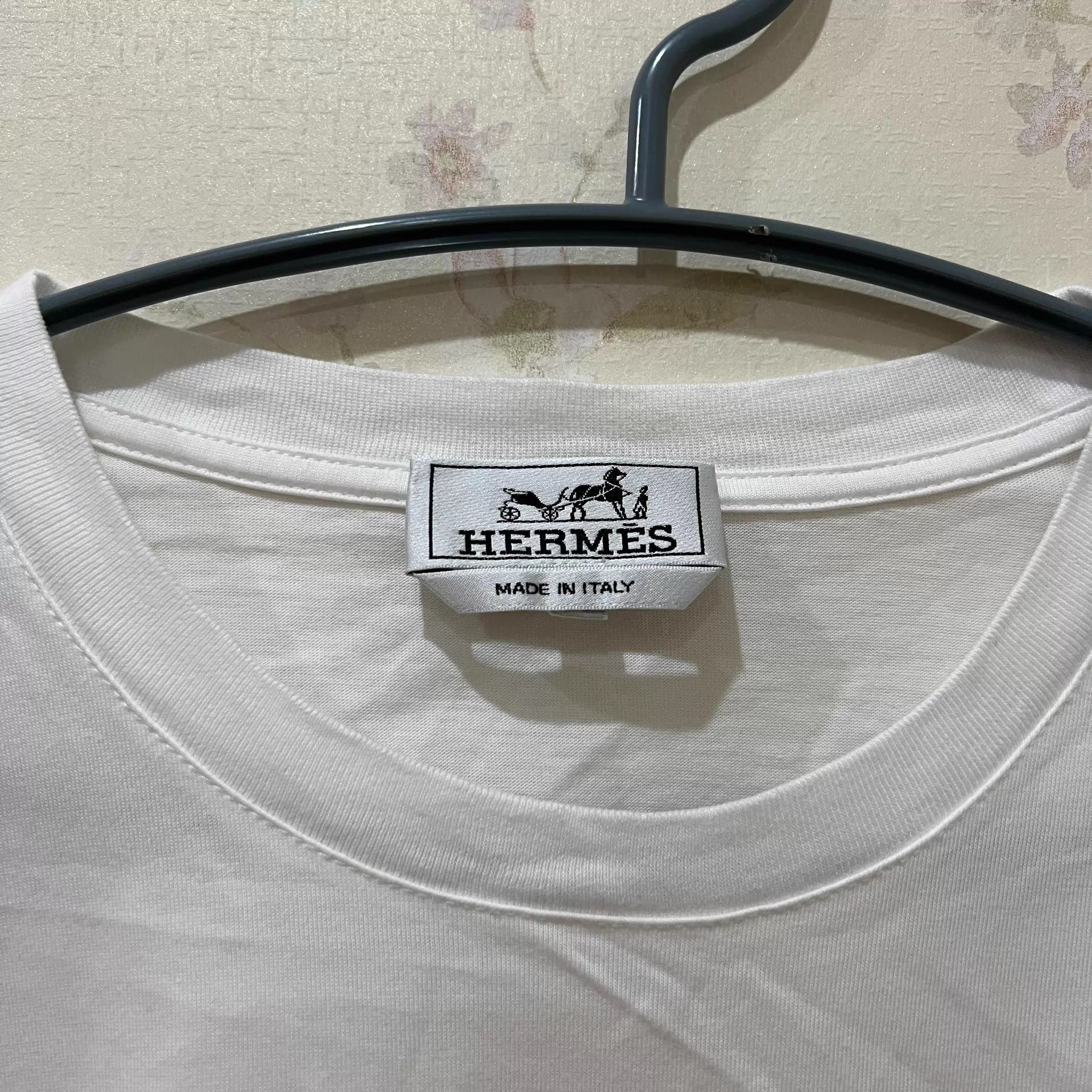 Hermes Hermes 3D Pony Logo White S Short Sleeve T-Shirt Size US S / EU 44-46 / 1 - 4 Thumbnail