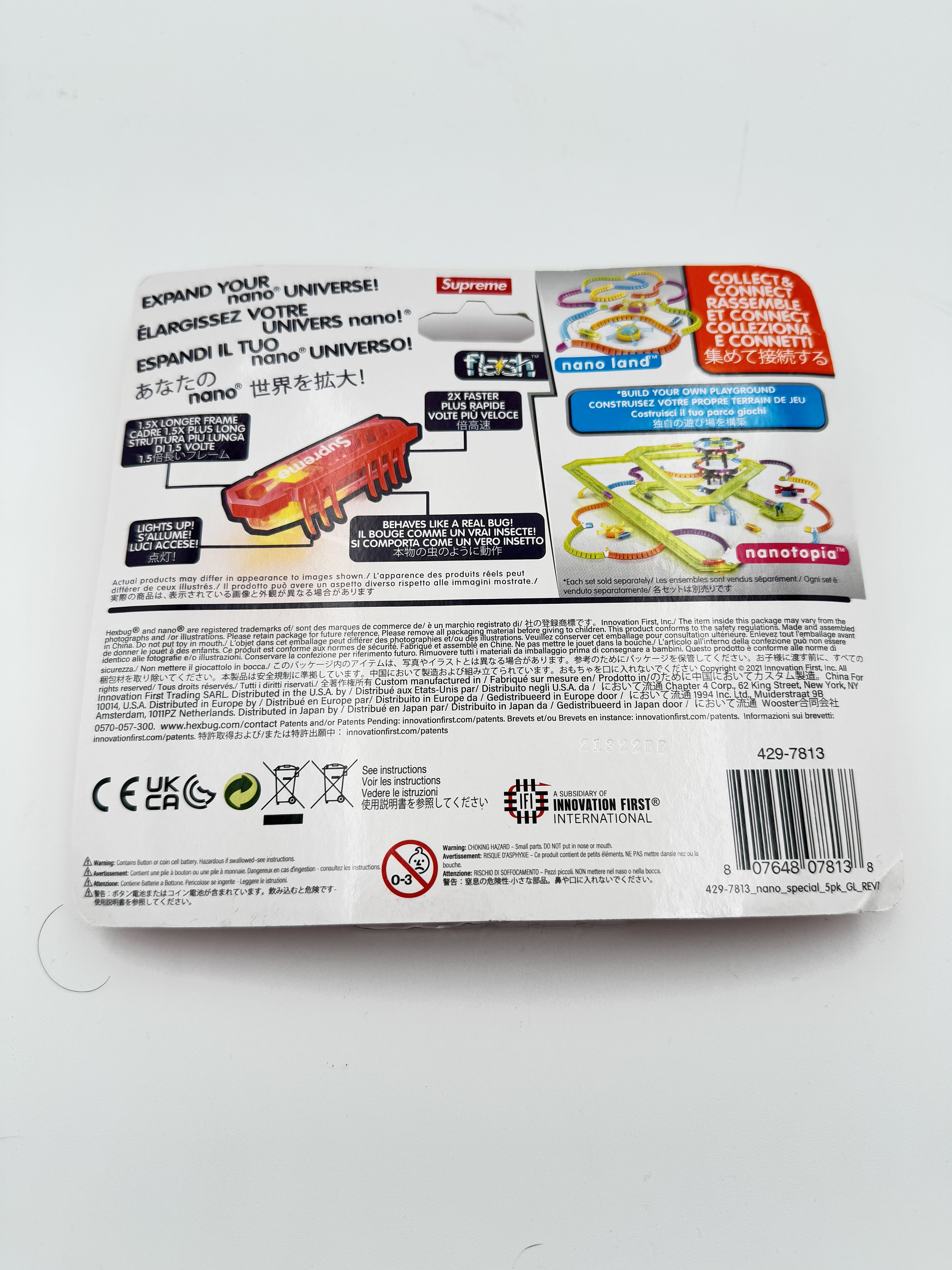Supreme Supreme HEXBUG Nano Flash 5 Pack Red Size ONE SIZE - 3 Thumbnail