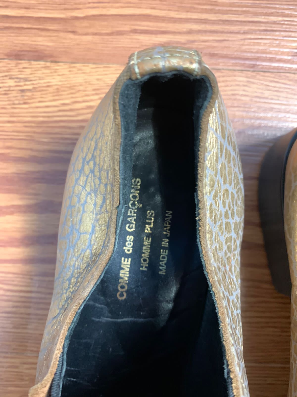 Comme des Garcons Runway CDGHP SS11 Skull Loafer Shoes Size US 7 / EU 40 - 9 Thumbnail