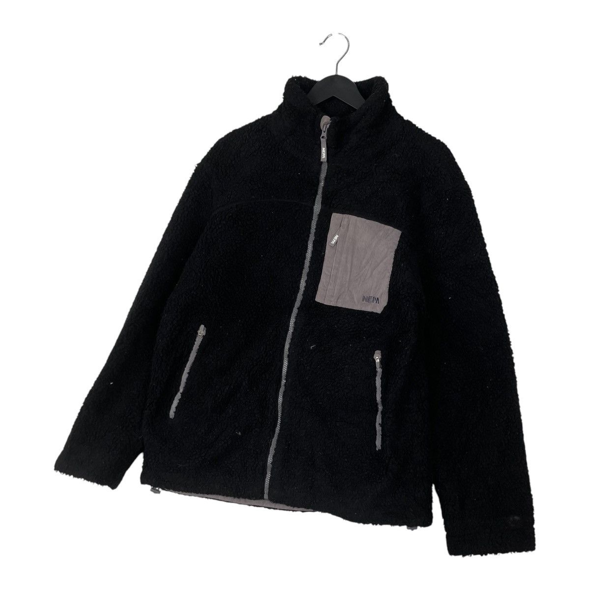 Designer × Vintage Vintage Nepa X Pocket Sherpa Deep Pile Fleece Jacket Hoodie Size US M / EU 48-50 / 2 - 3 Thumbnail