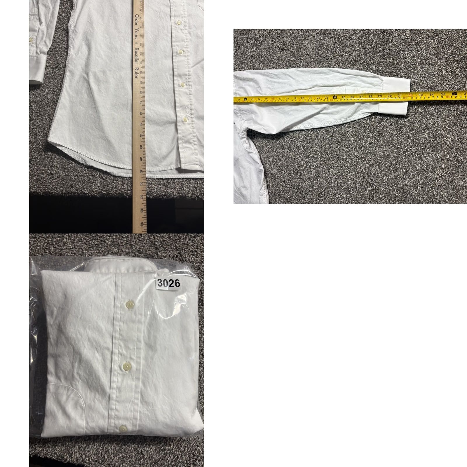 Vintage Gitman Bros Pinpoint Oxford Shirt Mens Large 16.5 32 White Stretch Shirt Size US XL / EU 56 / 4 - 8 Thumbnail