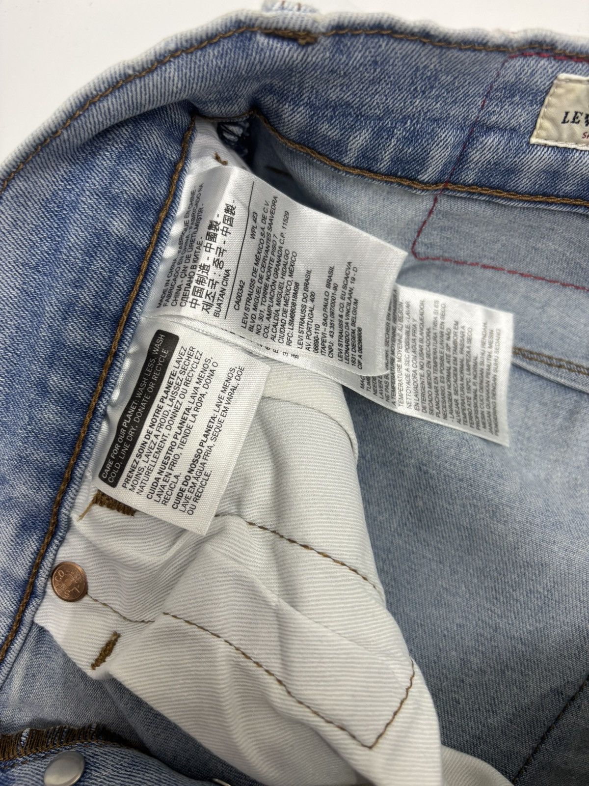 Engineered Garments × Levi's 🔥Levi’s Engineered STONE WASH Faded Distress Denim Jeans Size 28" / US 6 / IT 42 - 12 Thumbnail