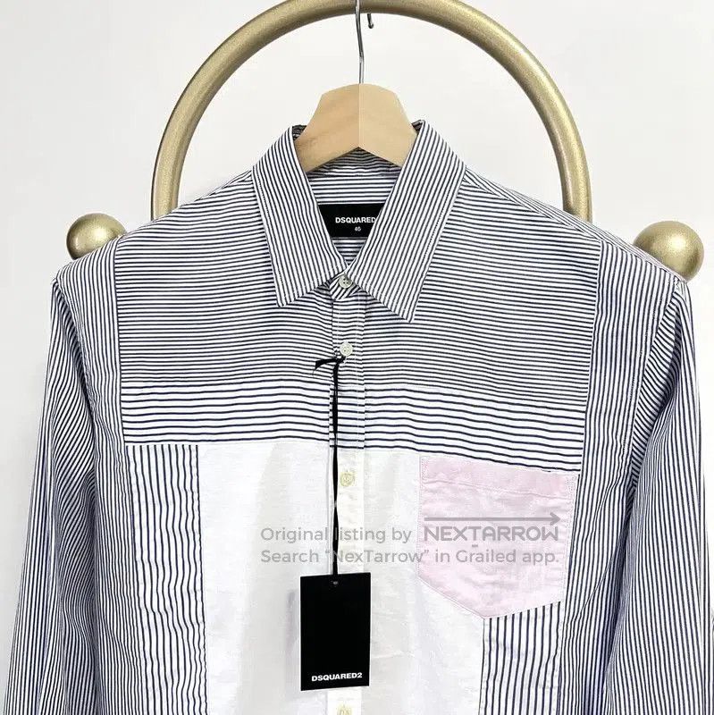Dsquared2 DSQUARED2 Men's Colorful Long Sleeve Shirt . Size US M / EU 48-50 / 2 - 3 Thumbnail