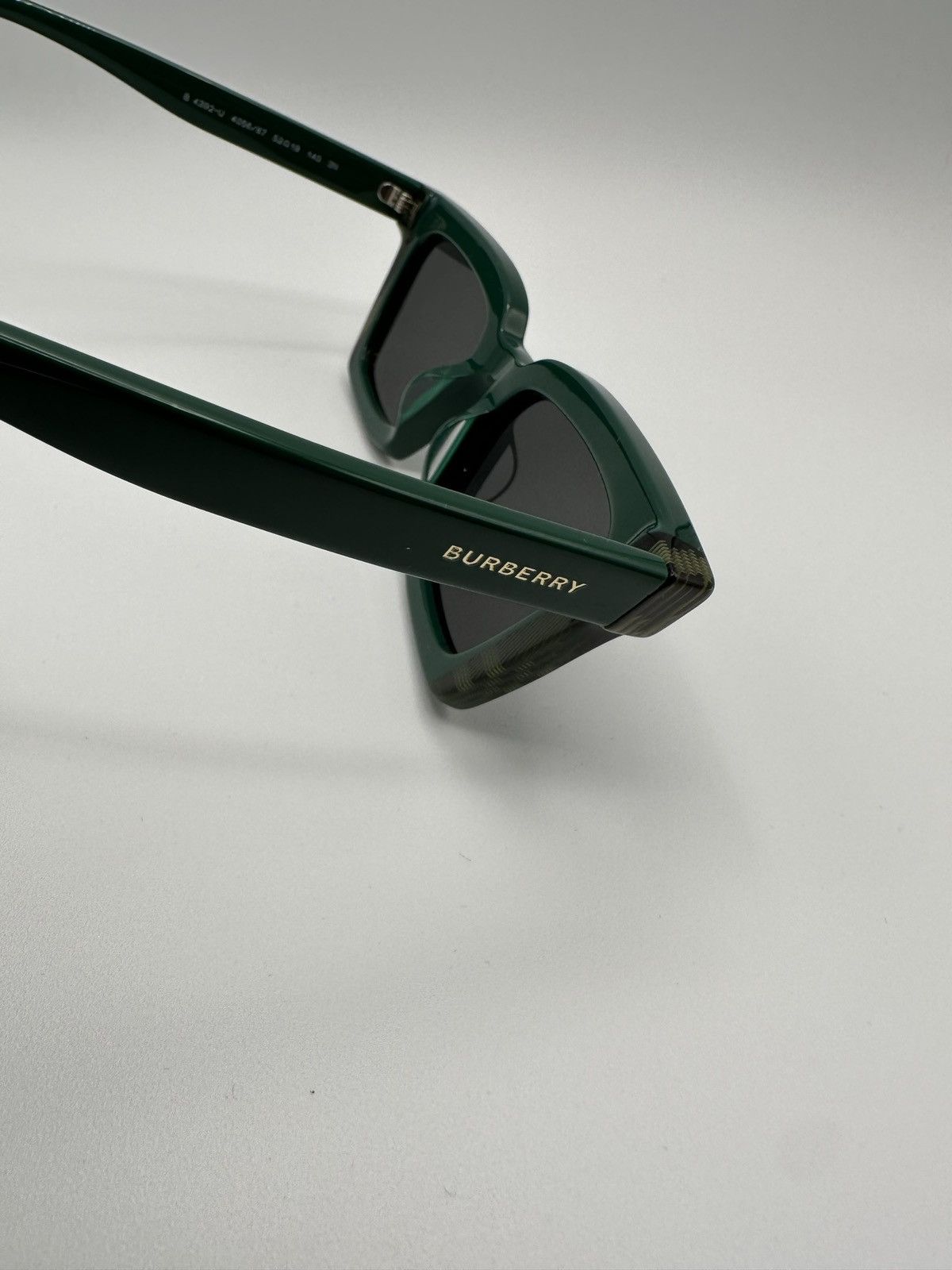 Burberry Burberry Checkered Acetate Sunglasses Size ONE SIZE - 4 Thumbnail
