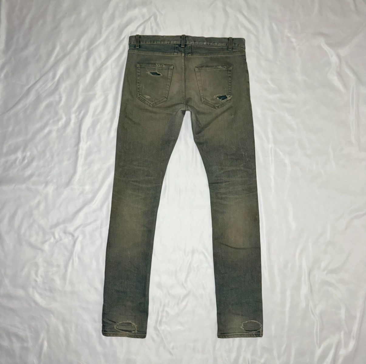 Saint Laurent Paris Saint Laurent Crash Denim Size US 32 / EU 48 - 2 Thumbnail