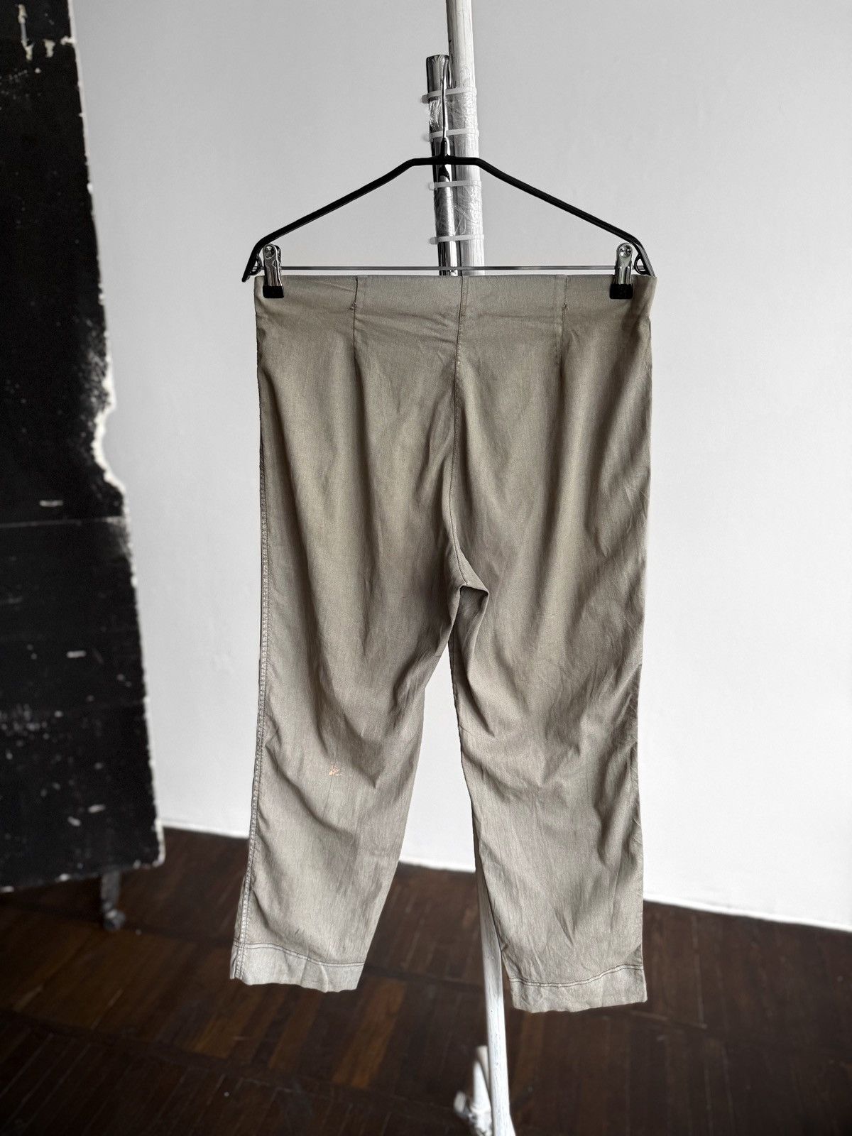 OSKA Oska Womens Grey Olive Green Tapered Trousers Pants Casual Size 32" / US 10 / IT 46 - 2 Thumbnail