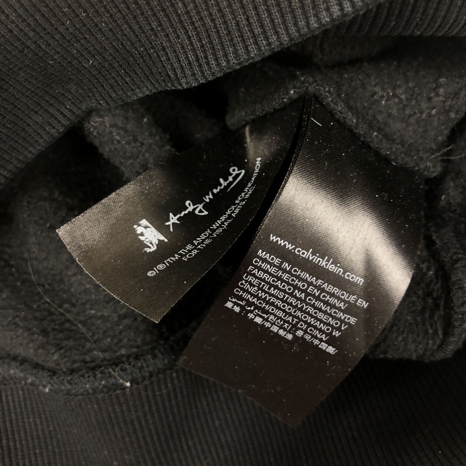 Andy Warhol Raf Simons Era Calvin Klein x Andy Warhol Black Hoodie Size US S / EU 44-46 / 1 - 8 Thumbnail