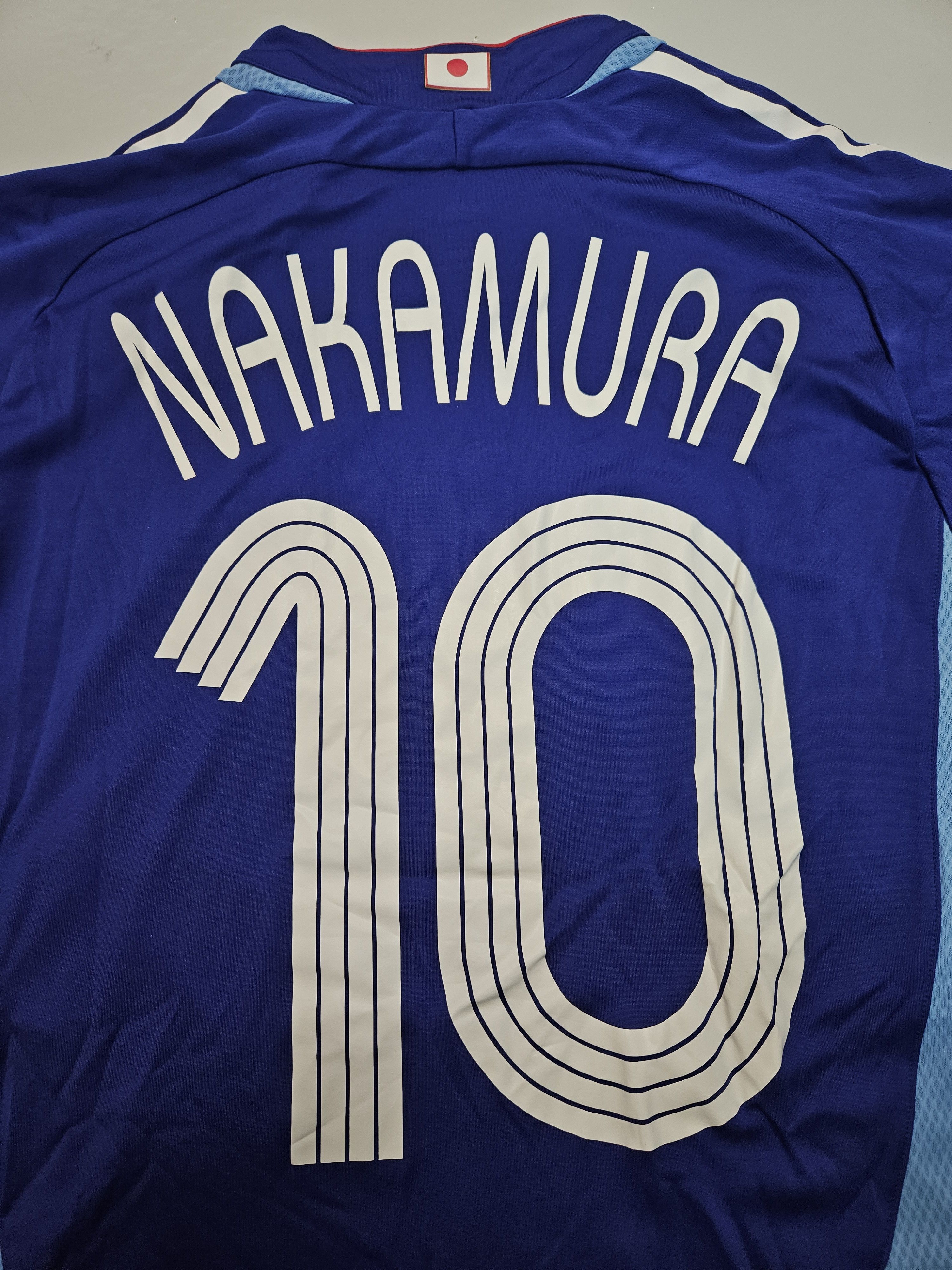Adidas Match issue Japan 2006 home jersey #10 Nakamura formotion Size US M / EU 48-50 / 2 - 14 Thumbnail
