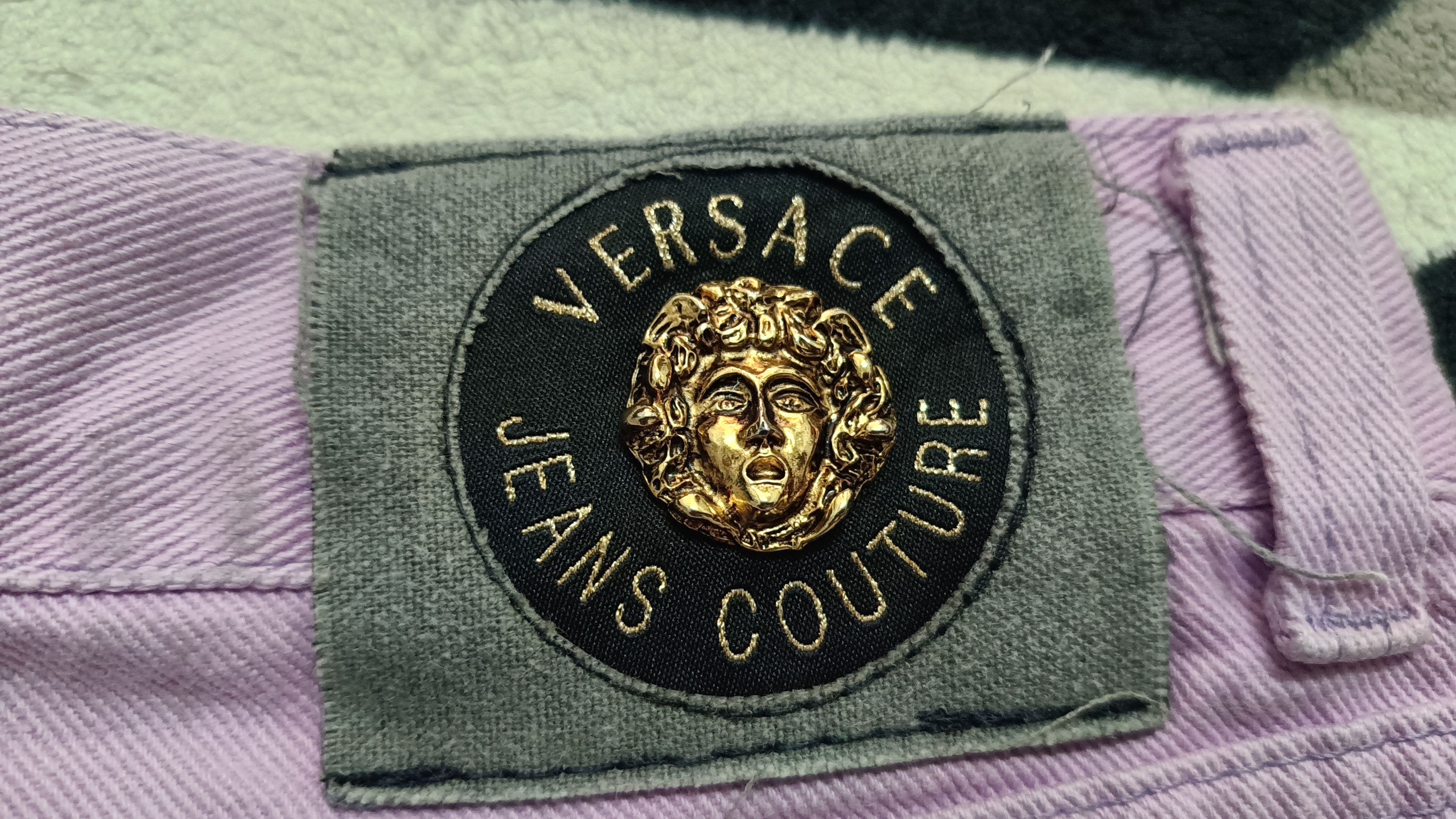 Versace 🔥🔥Rare Vintage 90s Versace Purple Jeans Size 28" / US 6 / IT 42 - 7 Thumbnail