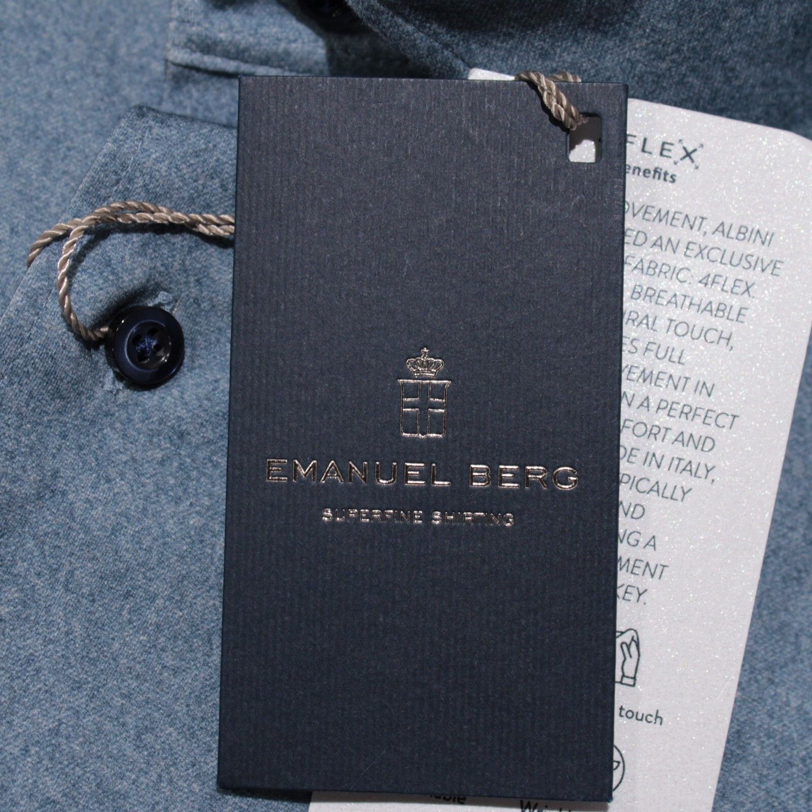 Other Emanuel Berg New with tags Shirt Size L US In Blue Size US L / EU 52-54 / 3 - 2 Thumbnail
