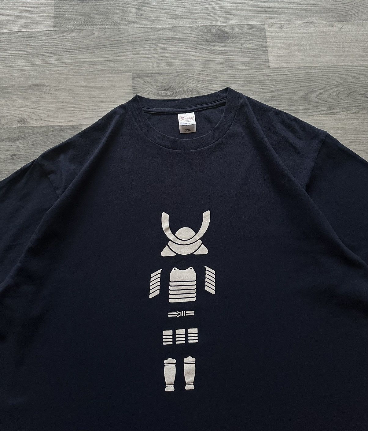 Vintage Vintage oversize T-shirt Printstar samurai Size US XXL / EU 58 / 5 - 3 Thumbnail