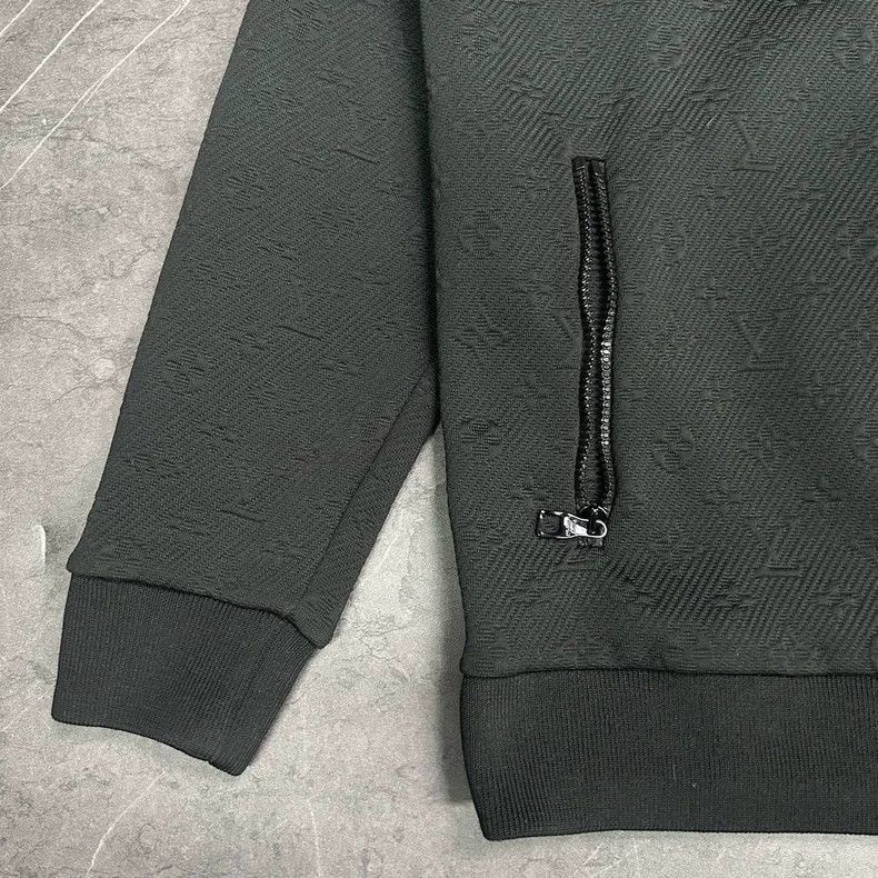 Louis Vuitton Louis Vuitton Dark Logo Zip Jacket-2506 Size US XXL / EU 58 / 5 - 3 Thumbnail
