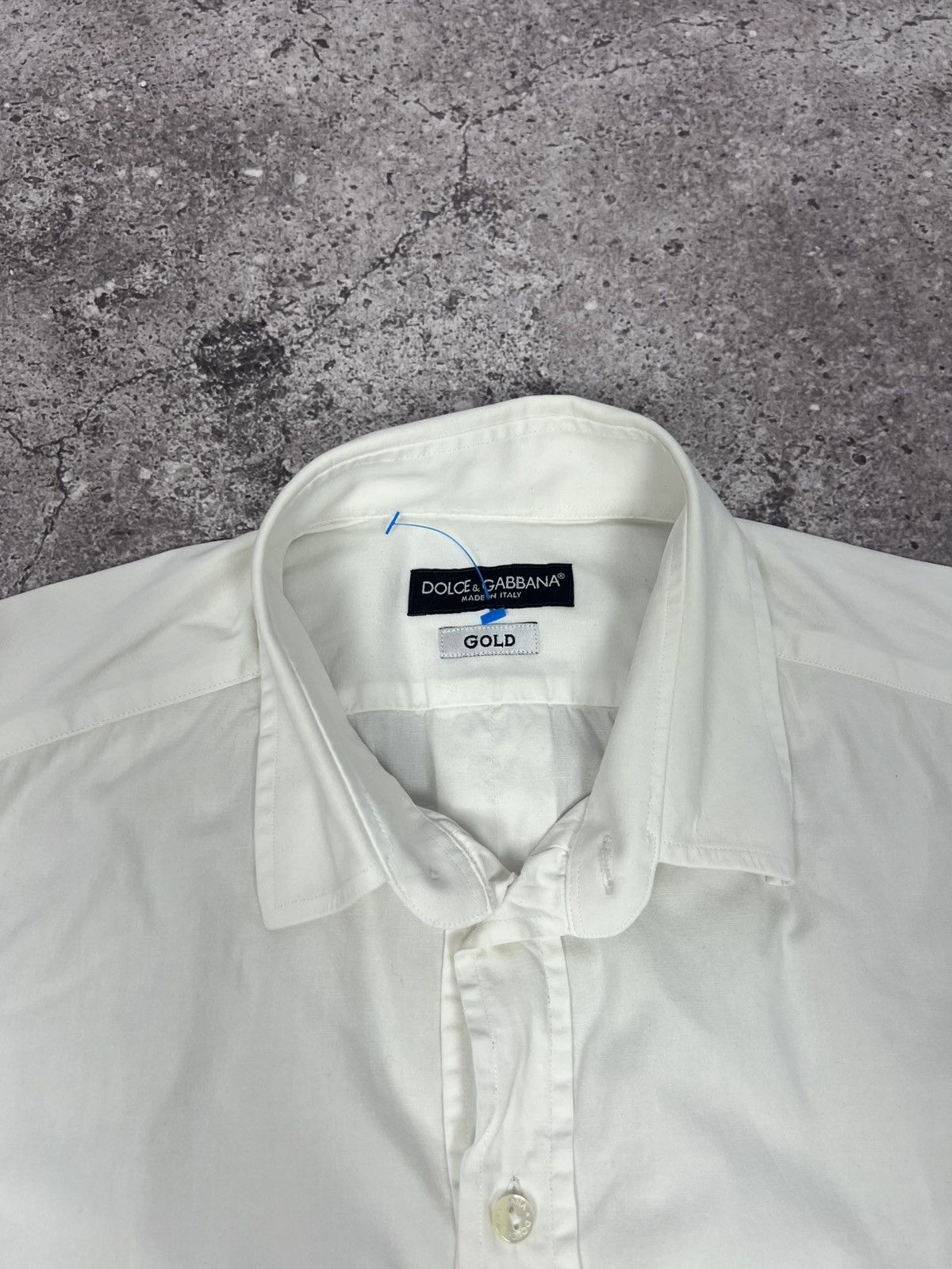 Dolce & Gabbana Dolce & Gabbana Gold Shirt Button Up Long Sleeve Size US M / EU 48-50 / 2 - 10 Thumbnail