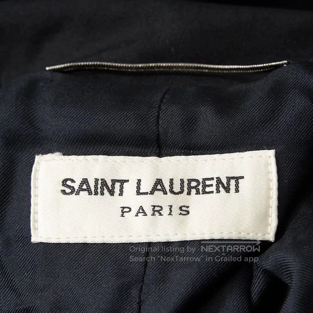 Saint Laurent Paris Saint Laurent Black Hooded Double-Zip Jacket. Size US M / EU 48-50 / 2 - 7 Thumbnail