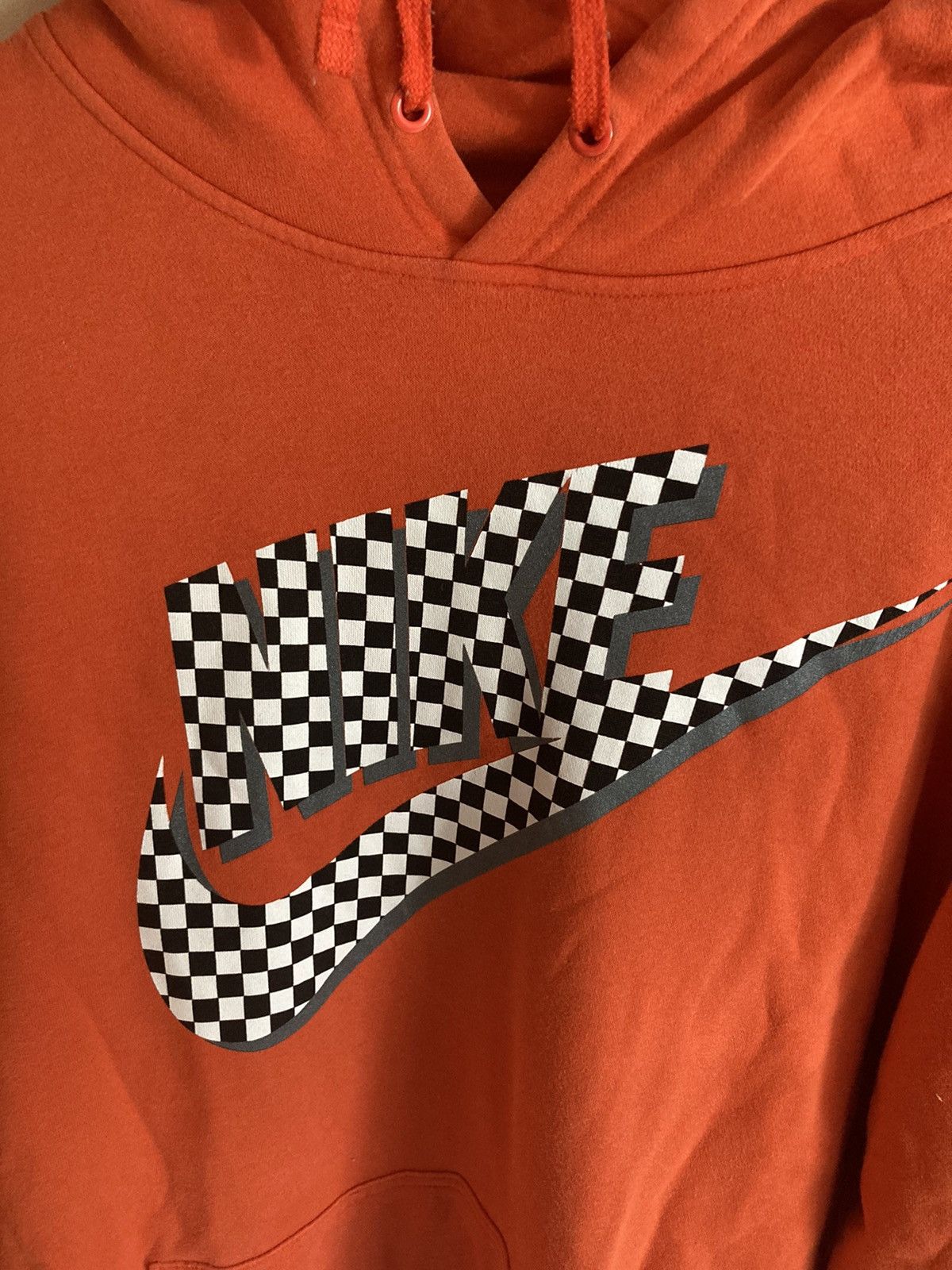 Nike Nike Checkered Swoosh Hoodie Size US XXL / EU 58 / 5 - 2 Thumbnail