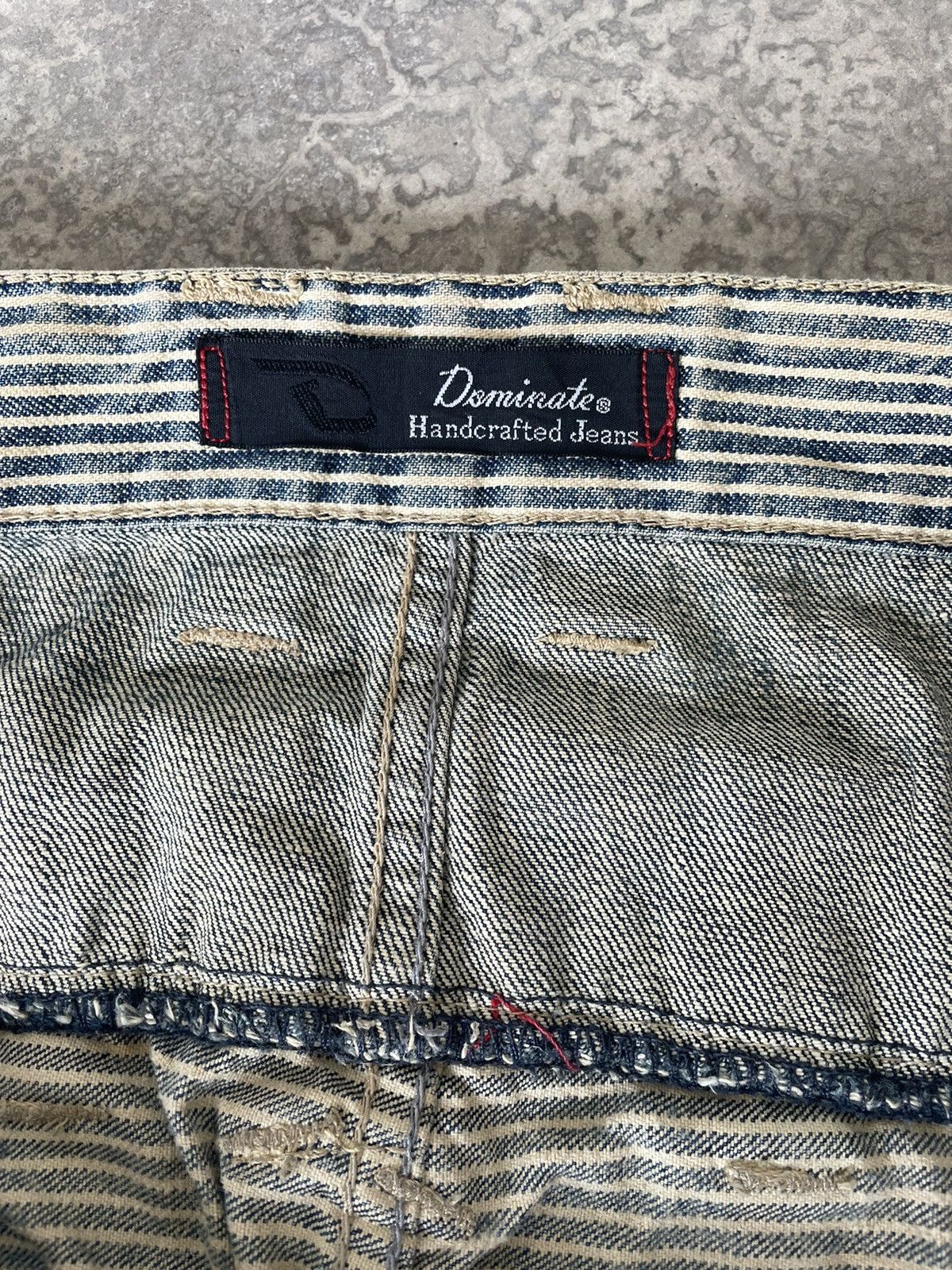 If Six Was Nine Vintage Dominate Double Waist Rusty Denim Size US 34 / EU 50 - 6 Thumbnail
