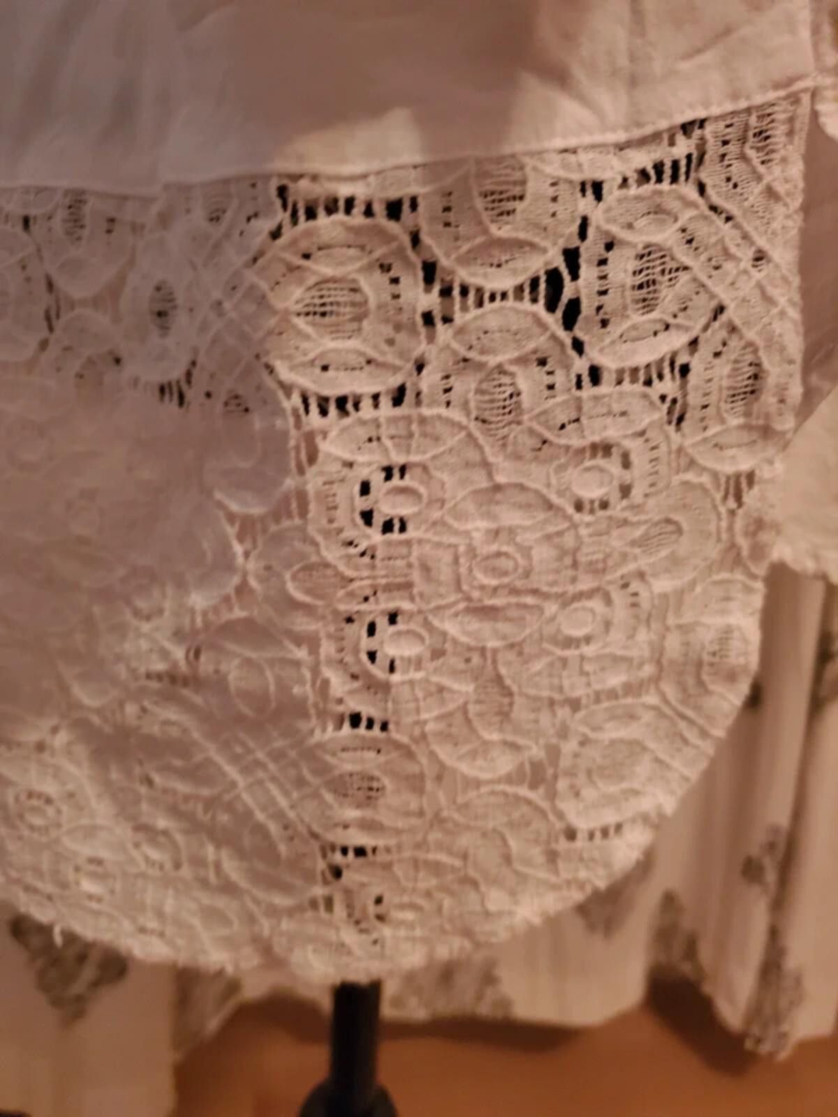 Other Stylus White Lace Top Size M / US 6-8 / IT 42-44 - 3 Thumbnail