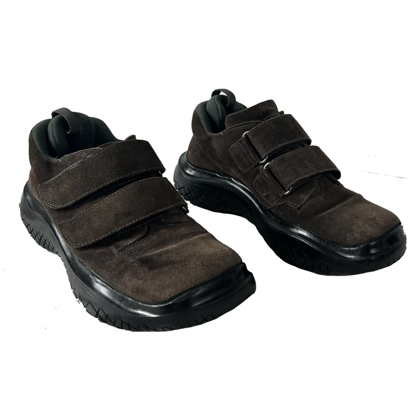 image of Prada Fw 1999 Vibram Sole Velcro Sneakers | Eu 37 Us 7-7.5 in Brown, Women's