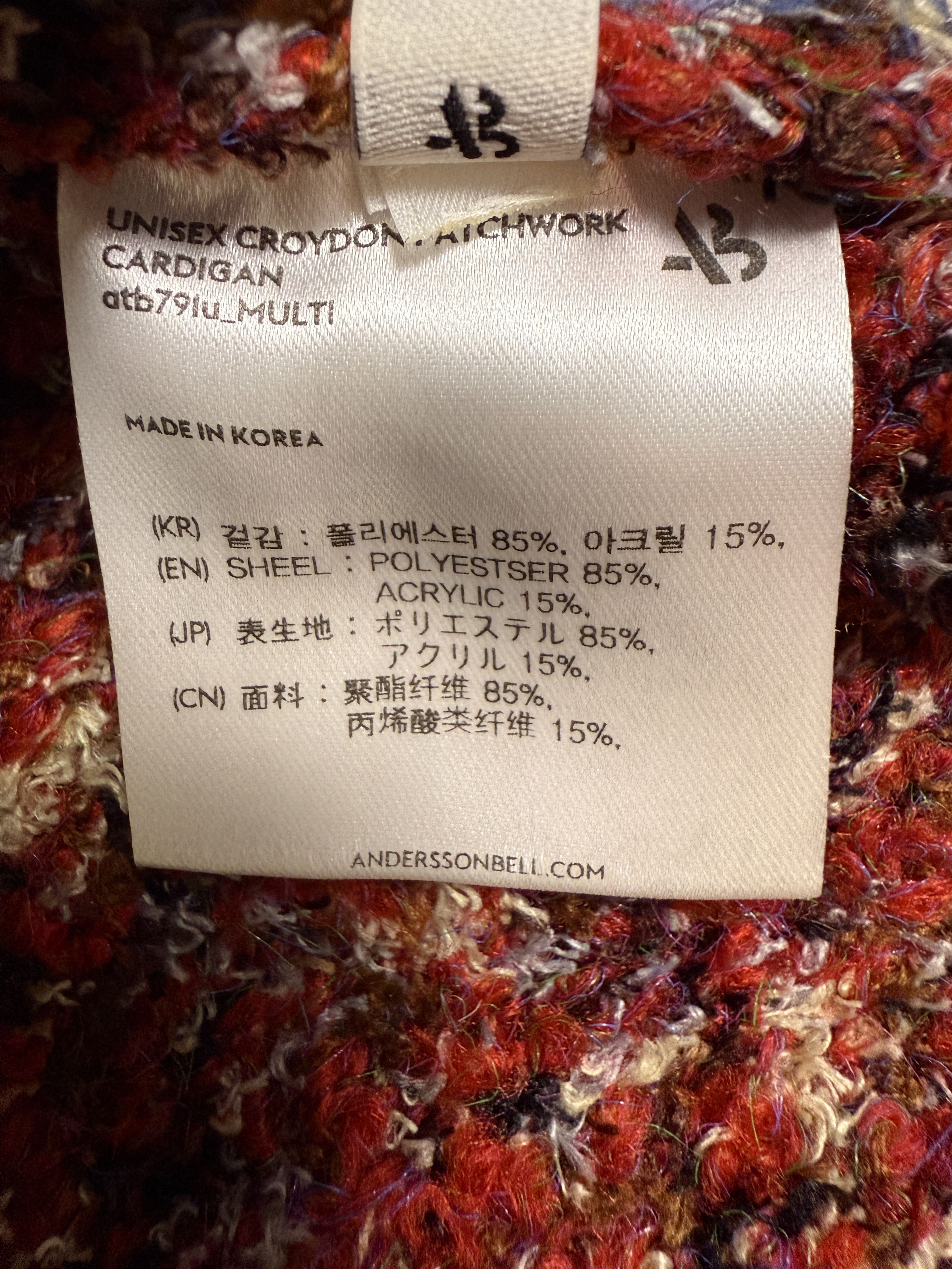 Andersson Bell $665 Andersson Bell Croydon Patchwork Cardigan Size US S / EU 44-46 / 1 - 12 Thumbnail