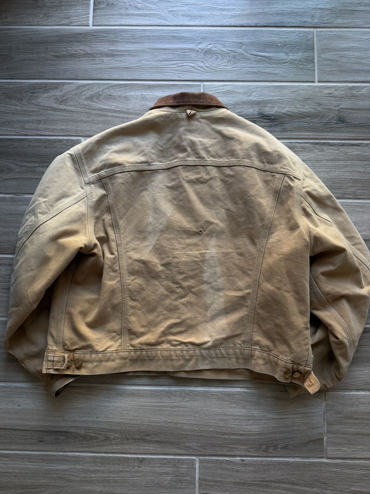 Carhartt Crazy Rare Vintage Distressed Carhartt Button WorkwearJacket Size US L / EU 52-54 / 3 - 11 Thumbnail