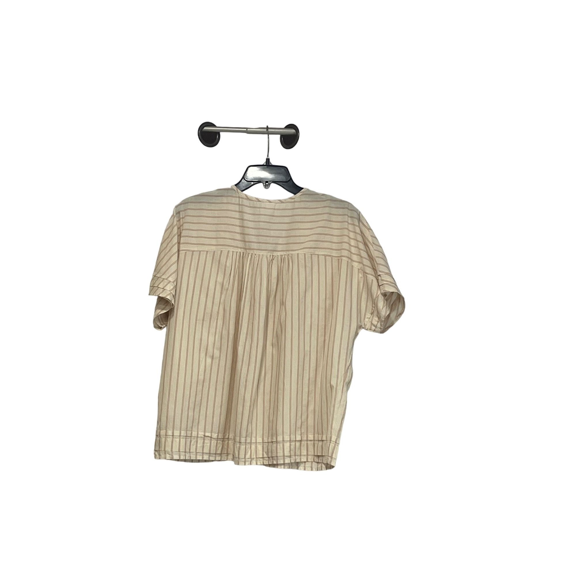 Other Melrose and Market Women’s Pintuck Trim Striped Peasant Blou Size M / US 6-8 / IT 42-44 - 10 Thumbnail