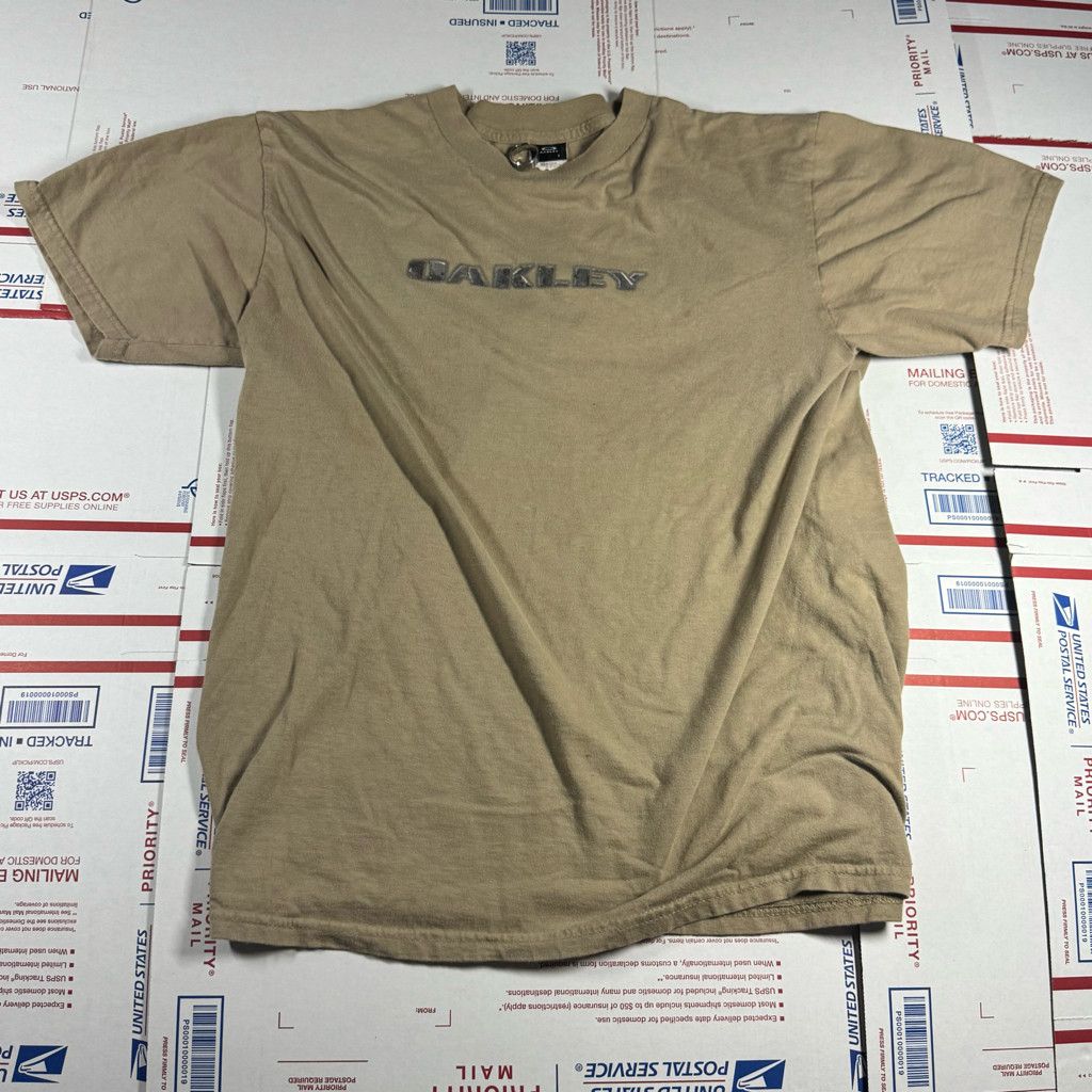 Oakley 90s Y2K Oakley Software Tan Big O Logo Size Large Techwear Size US L / EU 52-54 / 3 - 2 Thumbnail