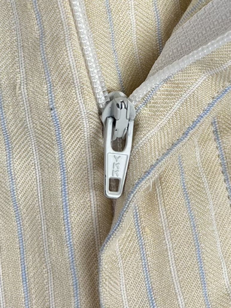 Loro Piana LORO PIANA Pants Chino Trousers Striped Lino Cotton Men's Size US 40 / EU 56 - 10 Thumbnail