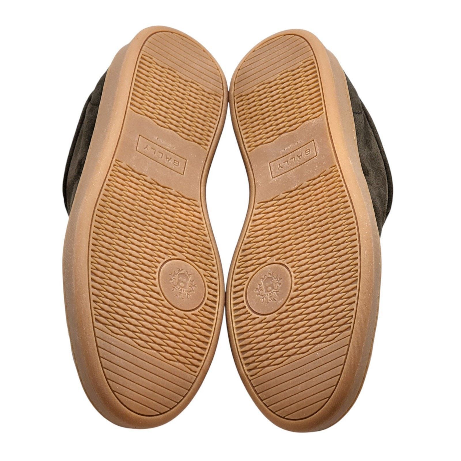 Bally Crest Romy Suede Slip On Sneakers Dark Brown EU 41 US 8 $400 Size US 8 / EU 41 - 6 Thumbnail