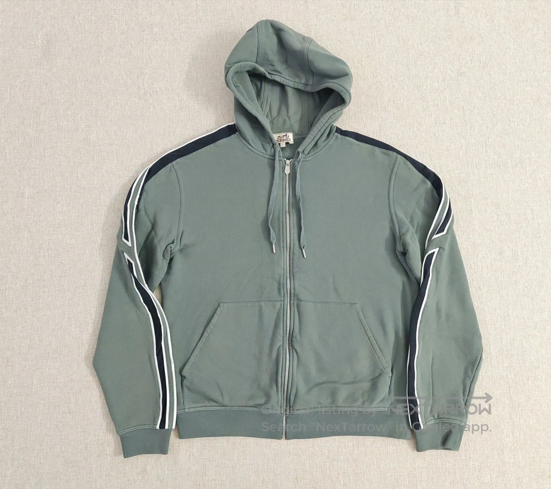 Hermes Hermes Men's Fleece Hoodie Jacket. Size US L / EU 52-54 / 3 - 1 Thumbnail