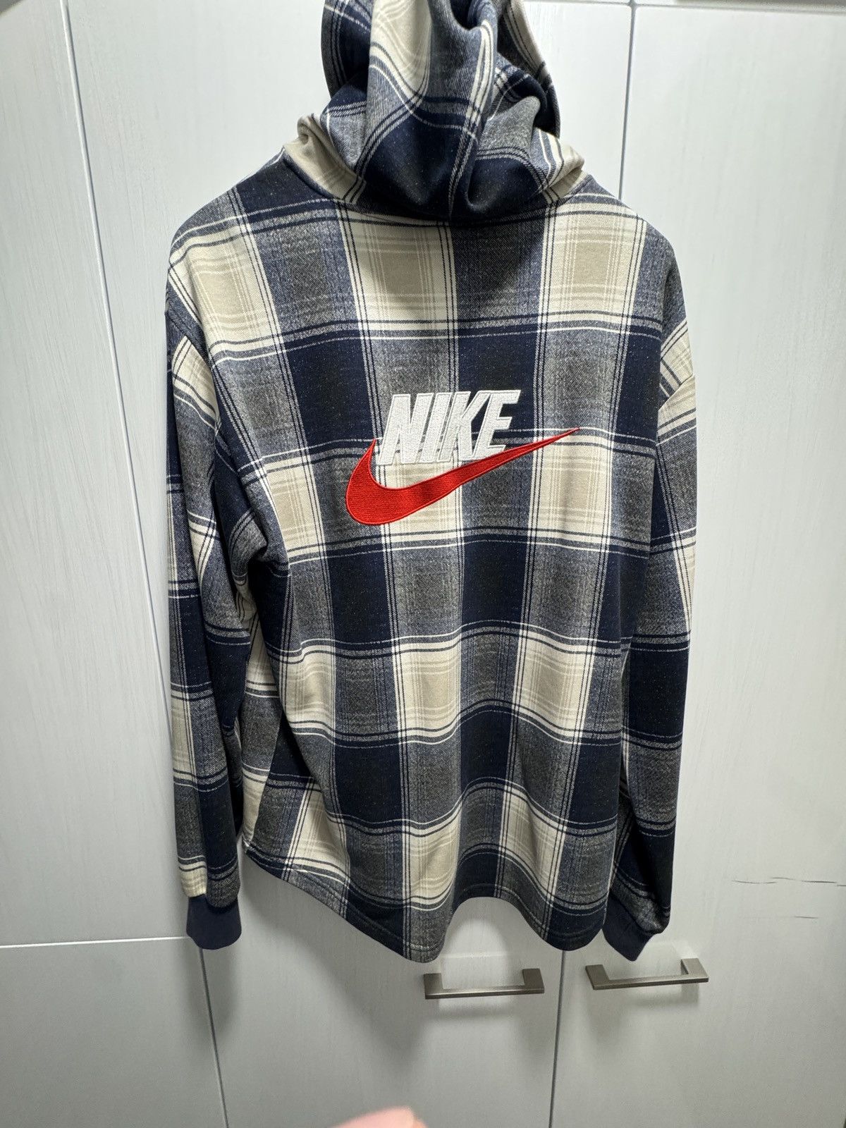 Nike × Supreme Supreme x Nike flannel Navy Blue Size US L / EU 52-54 / 3 - 2 Thumbnail