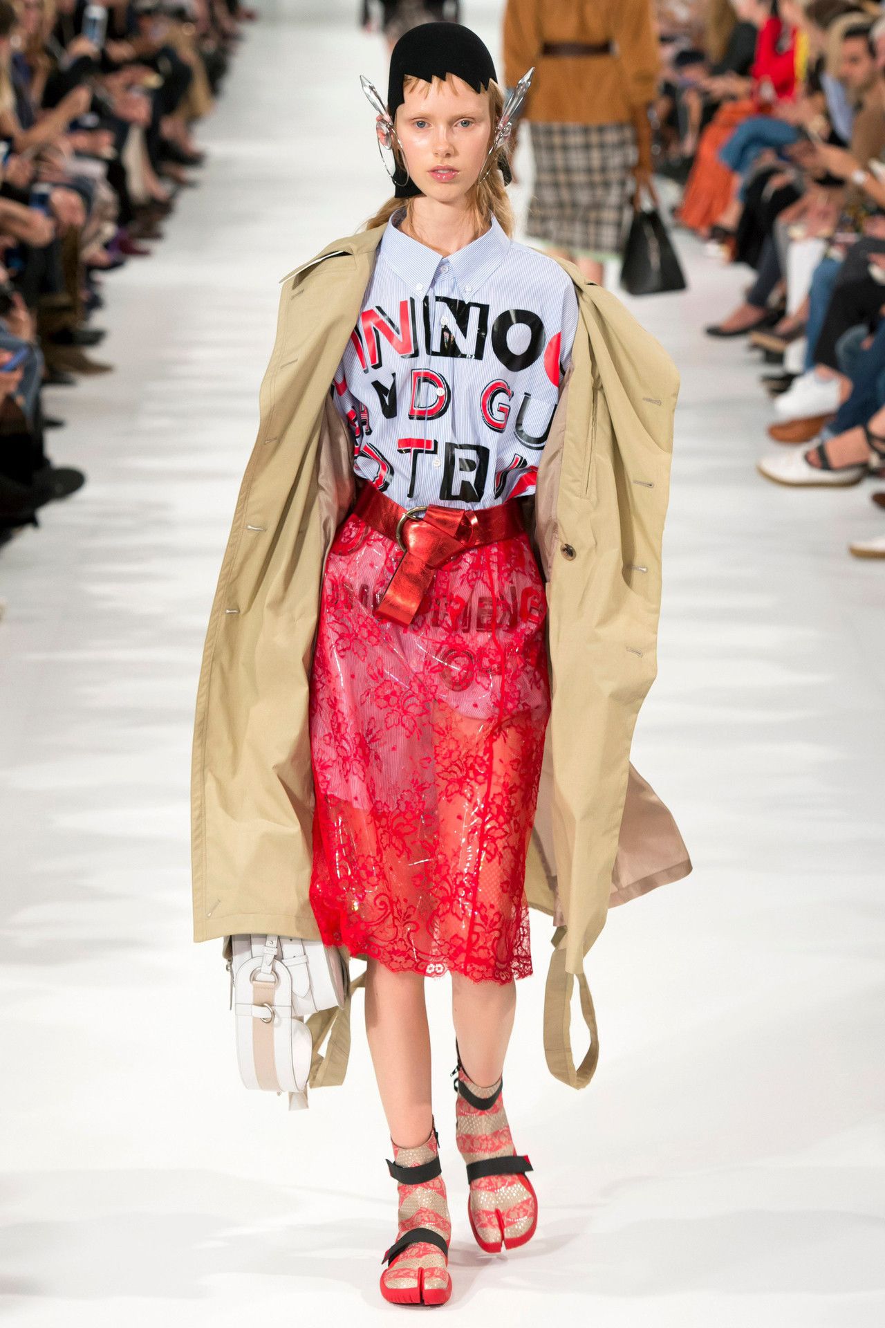 Maison Margiela 17ss offset letter shirt 2501-Nextarrow