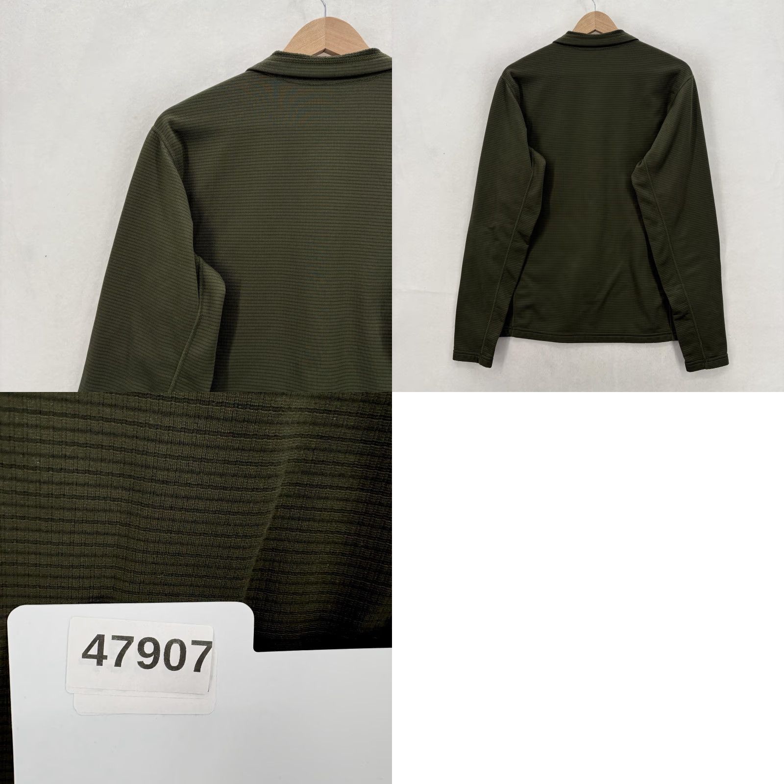 Vintage REI Pullover Mens L Green Grid Fleece 1/4 Zip Long Sleeve Hiking Trail Size US L / EU 52-54 / 3 - 8 Thumbnail