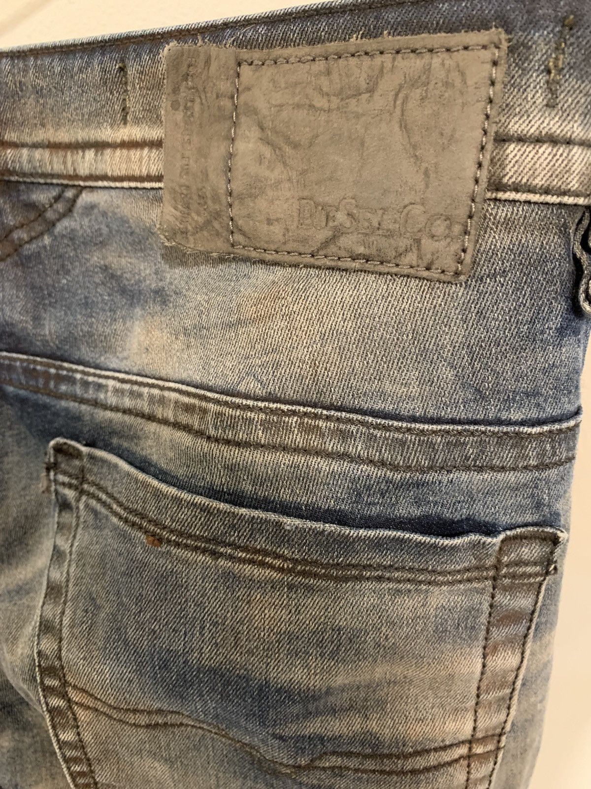 Diesel diesel blue skinny camo graphic jeans Size US 31 - 10 Thumbnail