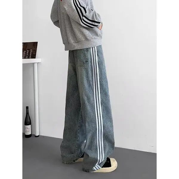 Jean Asaoka x Haya Track Straight Leg Baggy Jeans Size US 32 / EU 48 - 4 Thumbnail