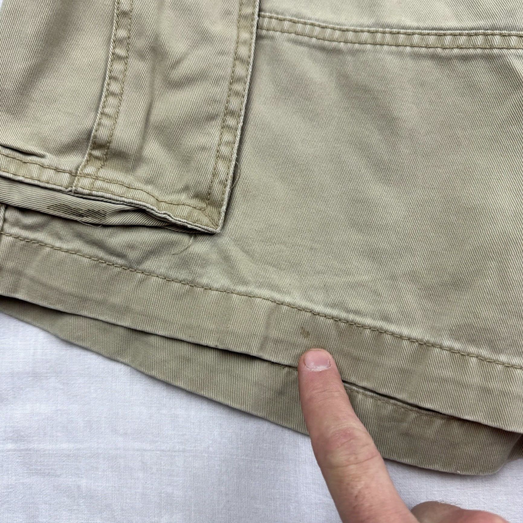 Old Navy VINTAGE Old Navy Cargo Shorts Men 33 Tan Brown Grunge Y2K Vintage Baggy 90s Skater Casual Mens Size US 33 - 3 Thumbnail