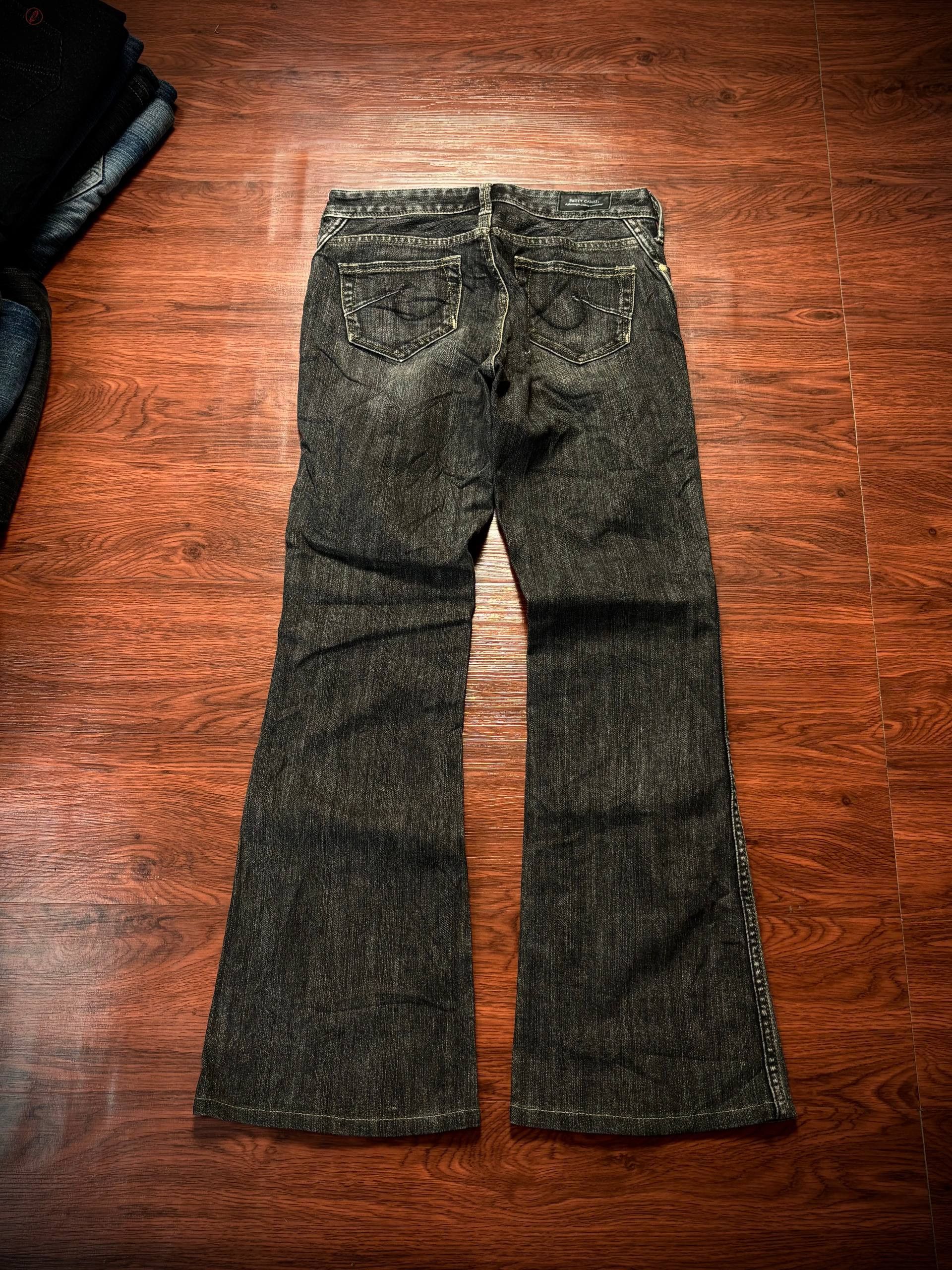 Comme des Garcons Vintage Flare Japanese Jeans Sweet Camel Denim Pants Size 28" / US 6 / IT 42 - 3 Thumbnail