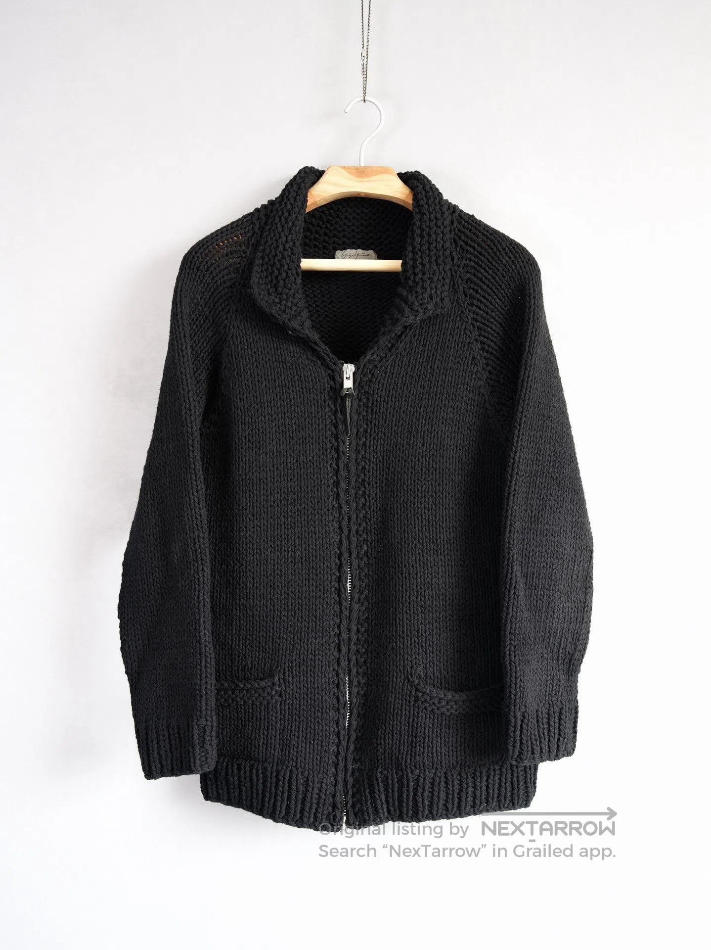 Yohji Yamamoto Yohji Yamamoto 18AW Hand-Knit Fringe Sweater. Size US L / EU 52-54 / 3 - 3 Thumbnail