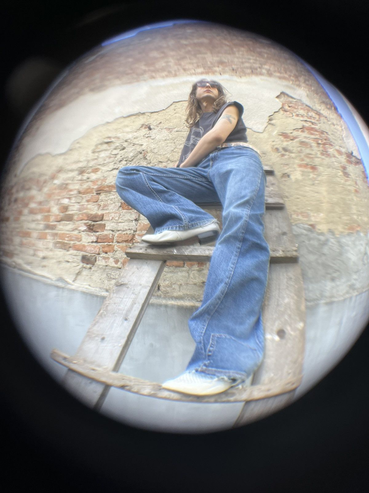 Handmade Handmade custom Levi’s denim jeans reworked flared pants Size US 32 / EU 48 - 3 Thumbnail