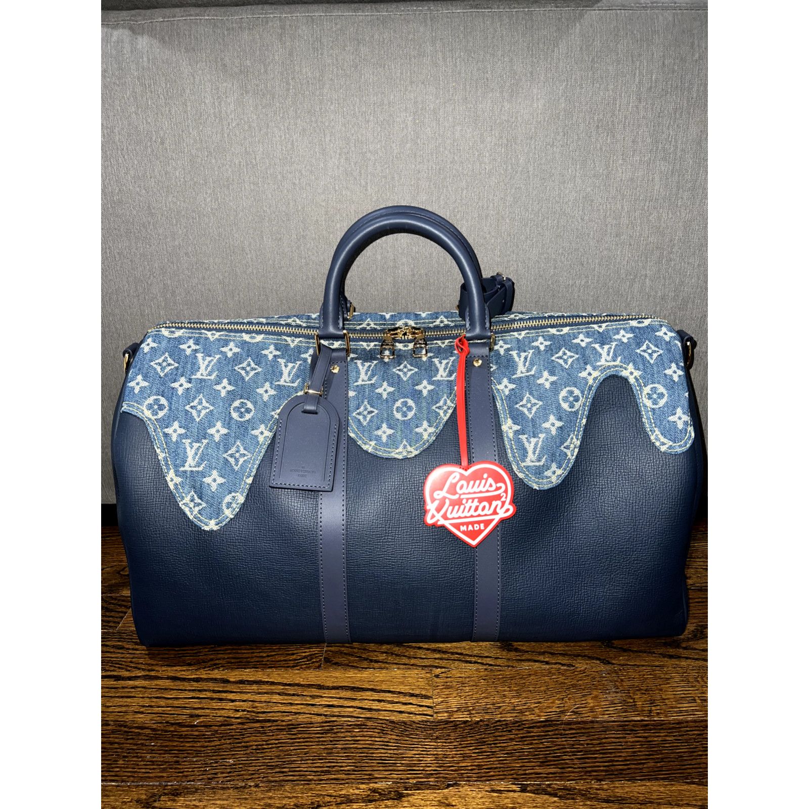 Louis Vuitton Louis Vuitton Keepall Bandouliere Drip Monogram Weekend Bag Size ONE SIZE - 2 Thumbnail
