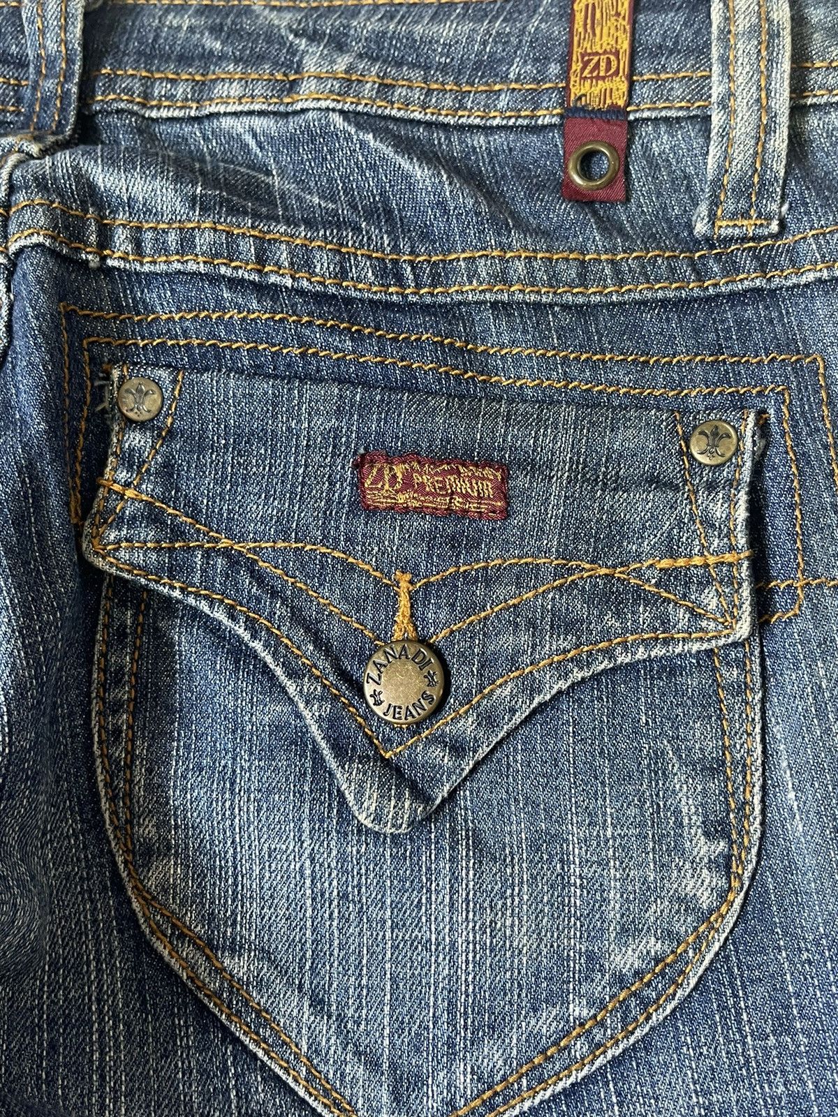 Beauty Beast FLARED💥 ZANADI Jeans Low Rise Flare Jeans Denim Size 32" / US 10 / IT 46 - 12 Thumbnail