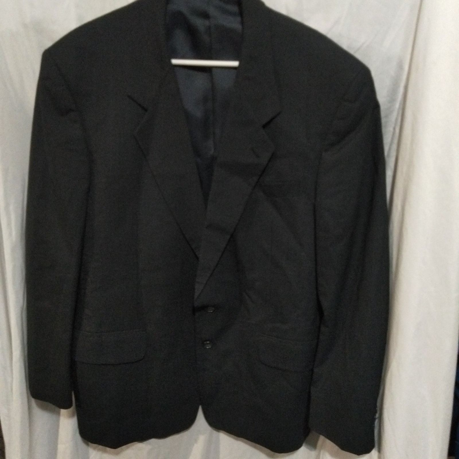 Other mens navy blue Petrocelli blazer jacket suit coat wool 44r Size 44R - 1 Thumbnail
