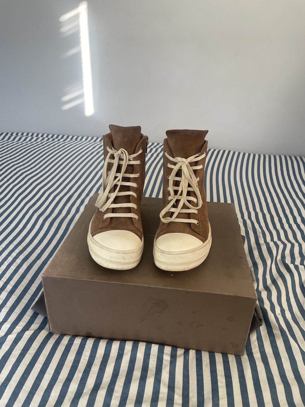 Rick Owens Rick Owens HighTop Sneakers Size US 12 / EU 45 - 3 Thumbnail