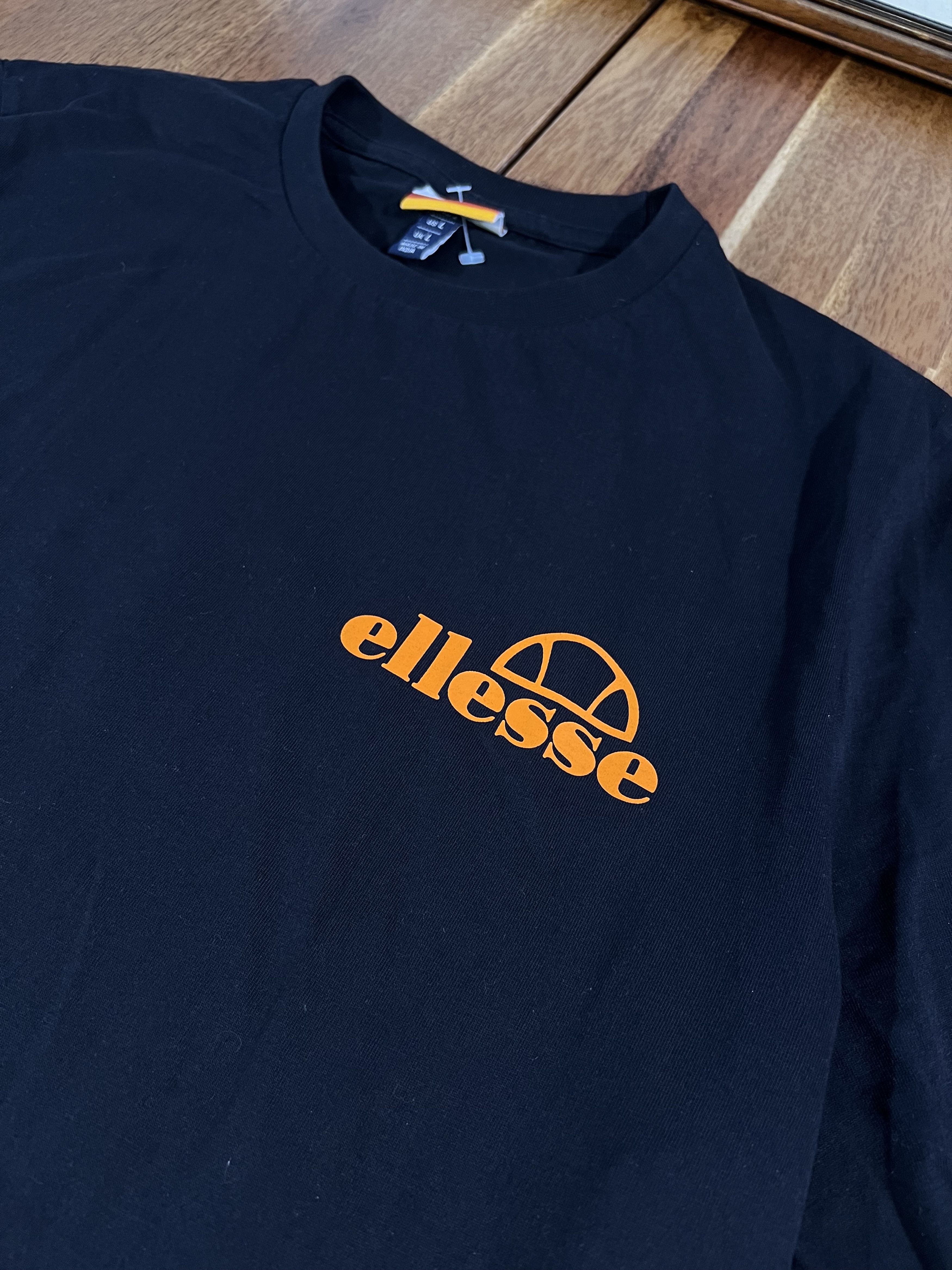 Ellesse Ellesse Fondato Black Men's T-Shirt Size US L / EU 52-54 / 3 - 3 Thumbnail