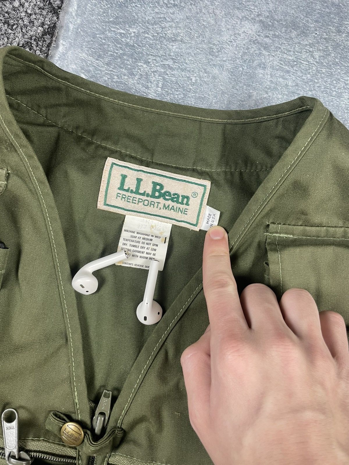 Hunt Club L.L Bean fishing 8 pockets/ Hunting made in USA vest Size US L / EU 52-54 / 3 - 4 Thumbnail