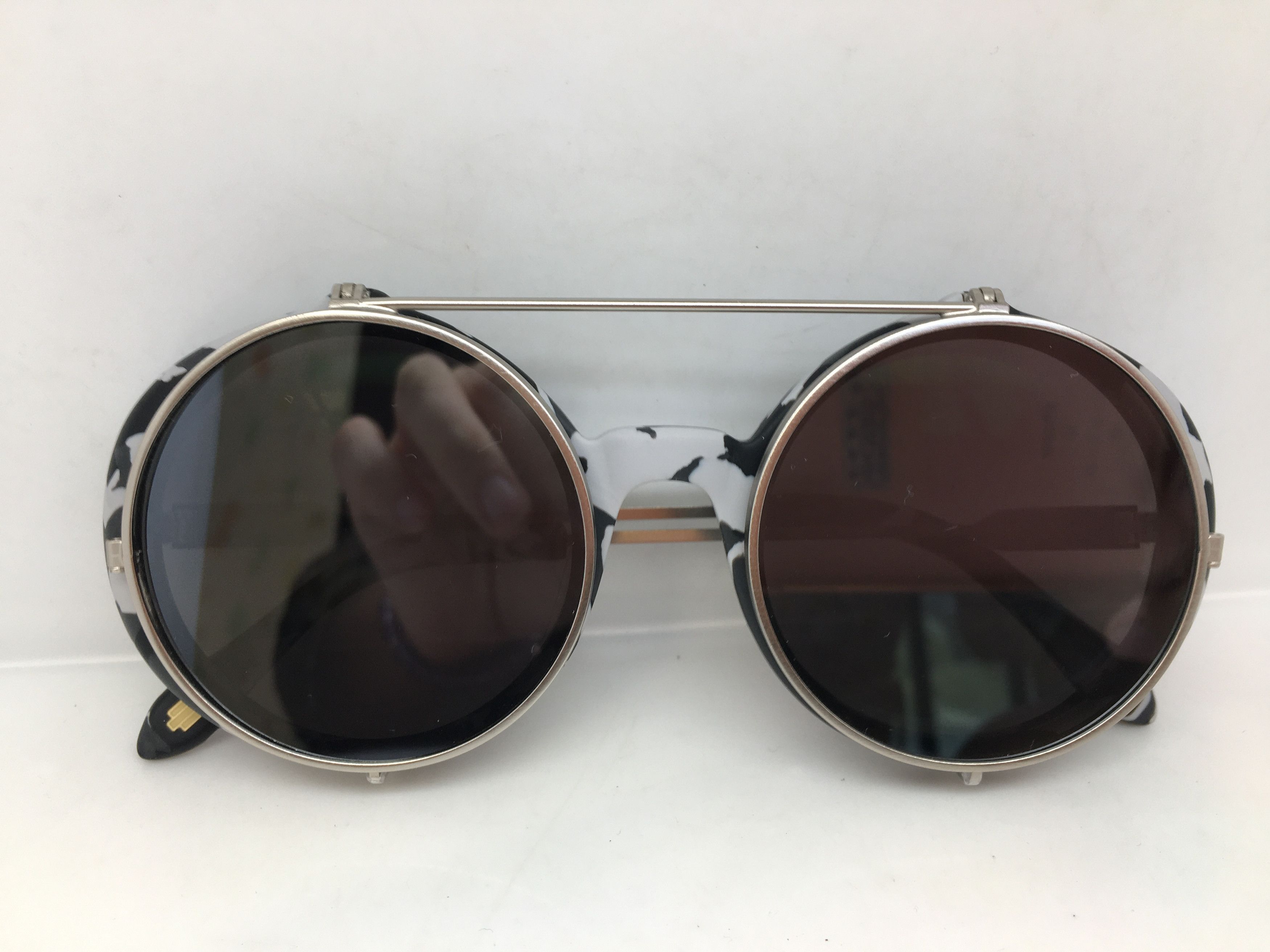 Vintage Vintage Anderne Round Sunglasses Frame Flip Sun lens Size ONE SIZE - 8 Thumbnail