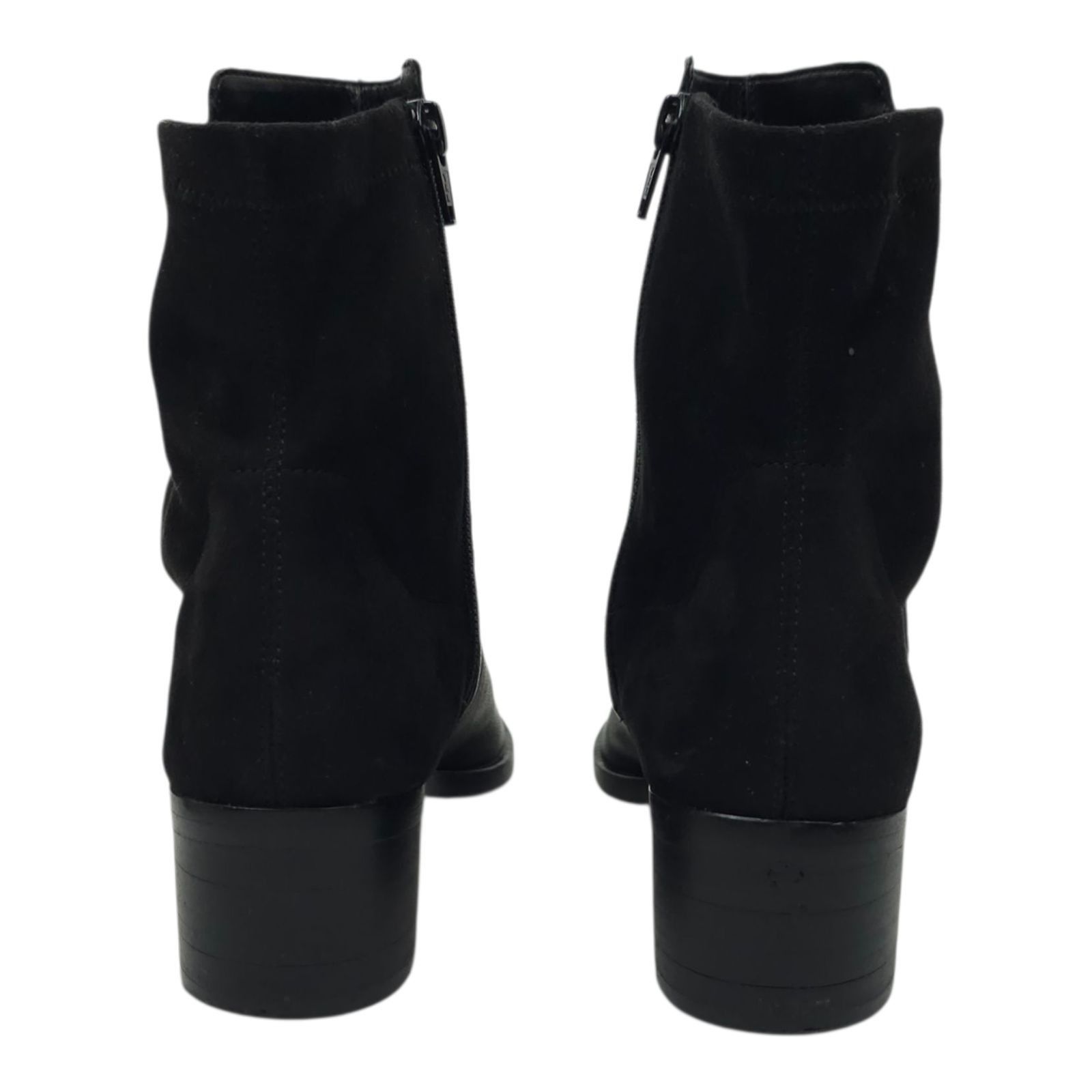 Anthropologie Anthropologie Side Zip Ankle Boots Womens 7.5 M Black Leathe Size US 7.5 / IT 37.5 - 4 Thumbnail