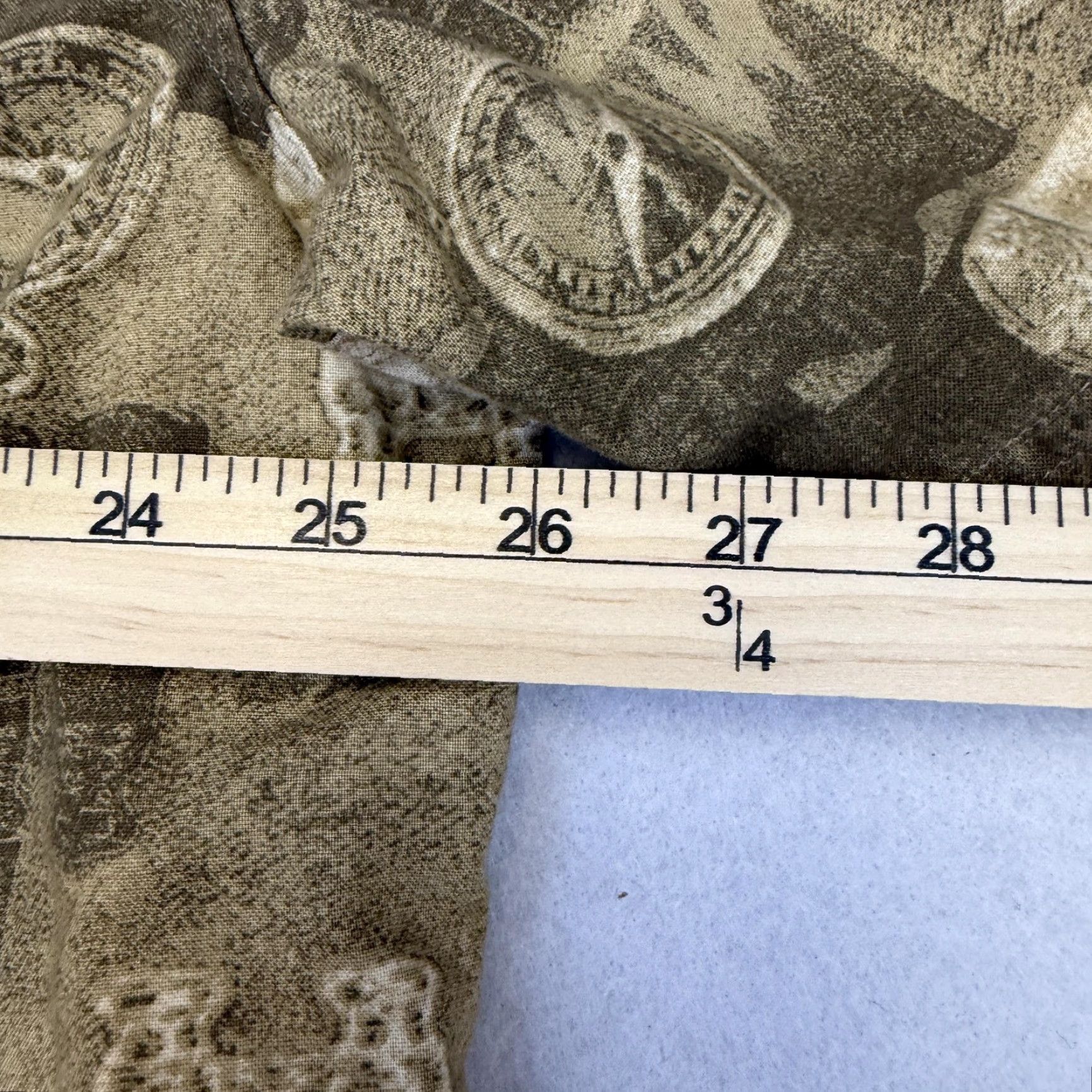 Vintage Woolrich Shirt Mens XL Brown Safari Outdoor Graphic Print Short Sleeve Button Up Size US XL / EU 56 / 4 - 7 Thumbnail