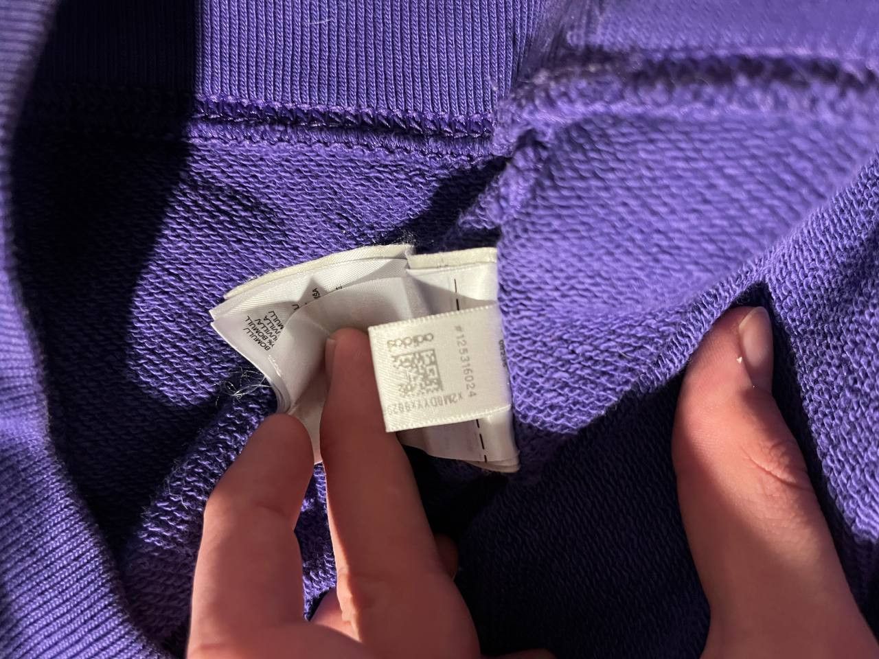 Adidas Adidas Originals Purple Hoodie Size US L / EU 52-54 / 3 - 4 Thumbnail