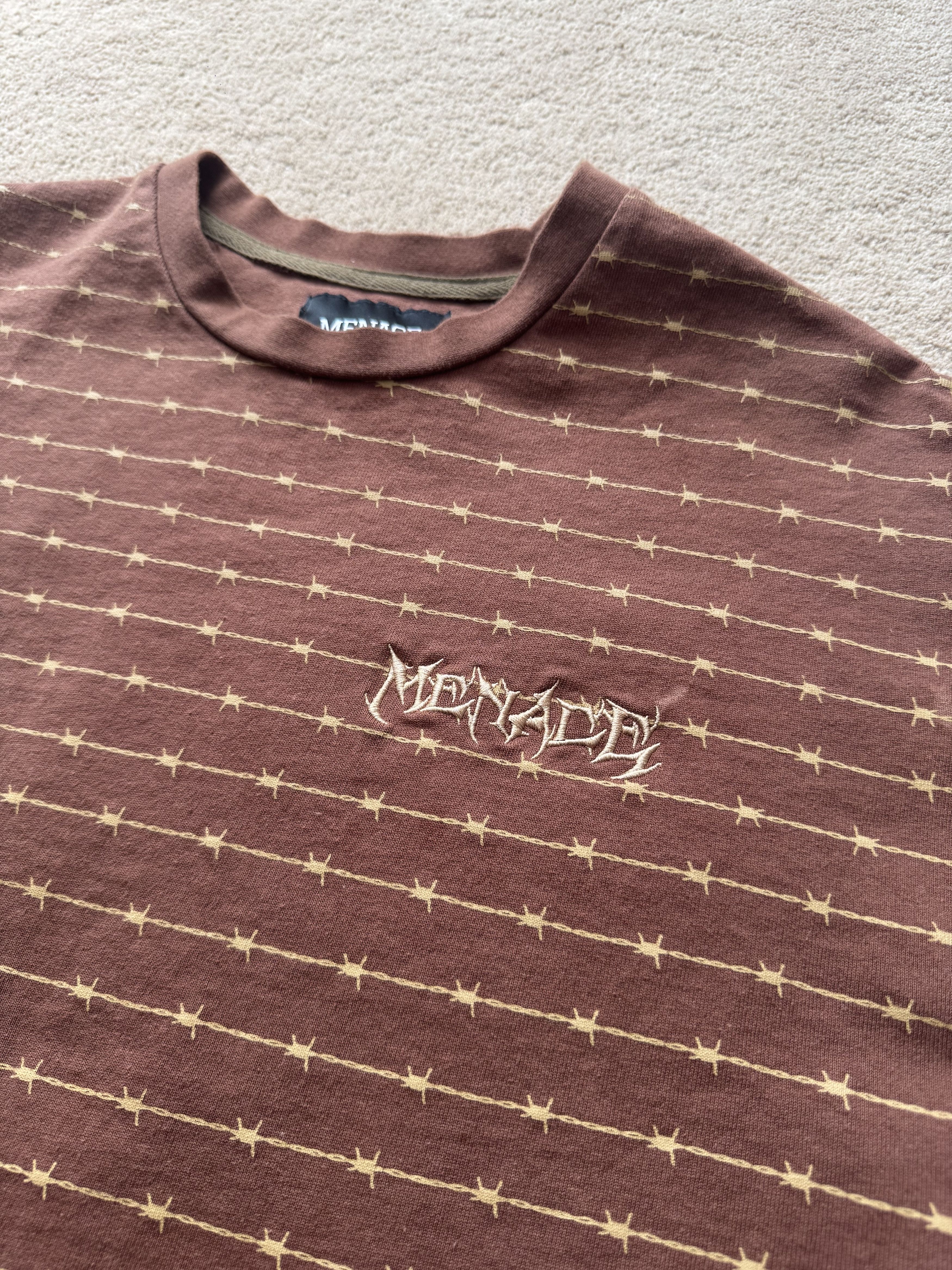 Menace Menace LA Over Barbed Wire Tee Size US M / EU 48-50 / 2 - 2 Thumbnail