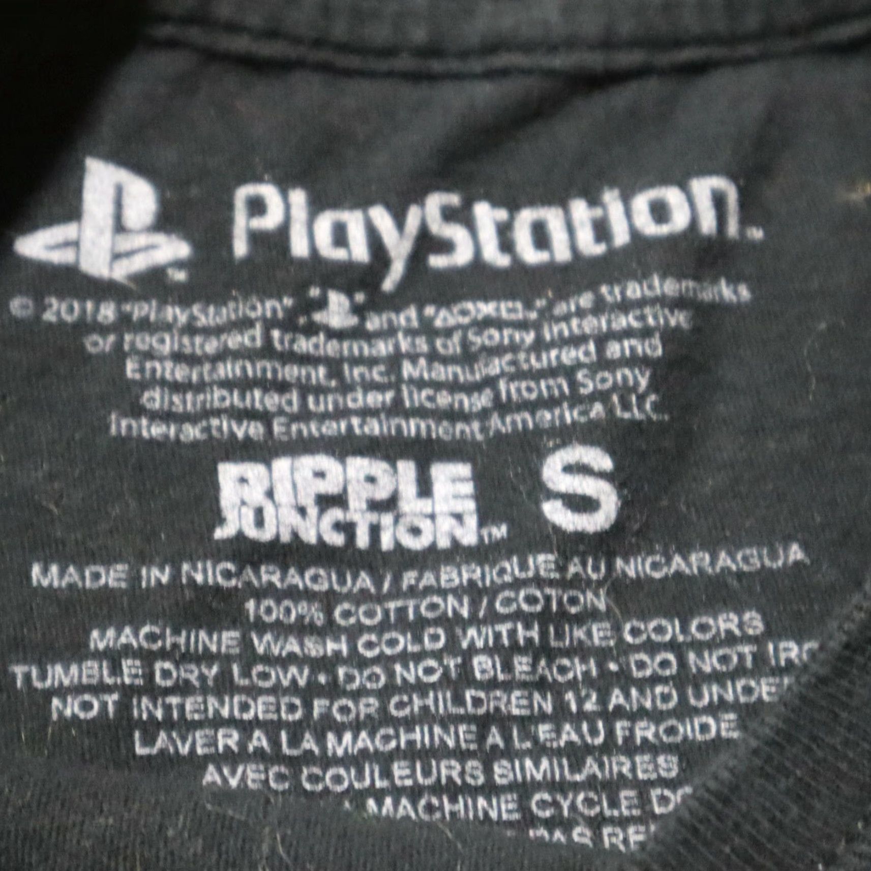 Ripple Junction PLAYSTATION Controller Buttons Gray Short Sleeve Tee T-Shirt Mens Size S Small Size US S / EU 44-46 / 1 - 3 Thumbnail
